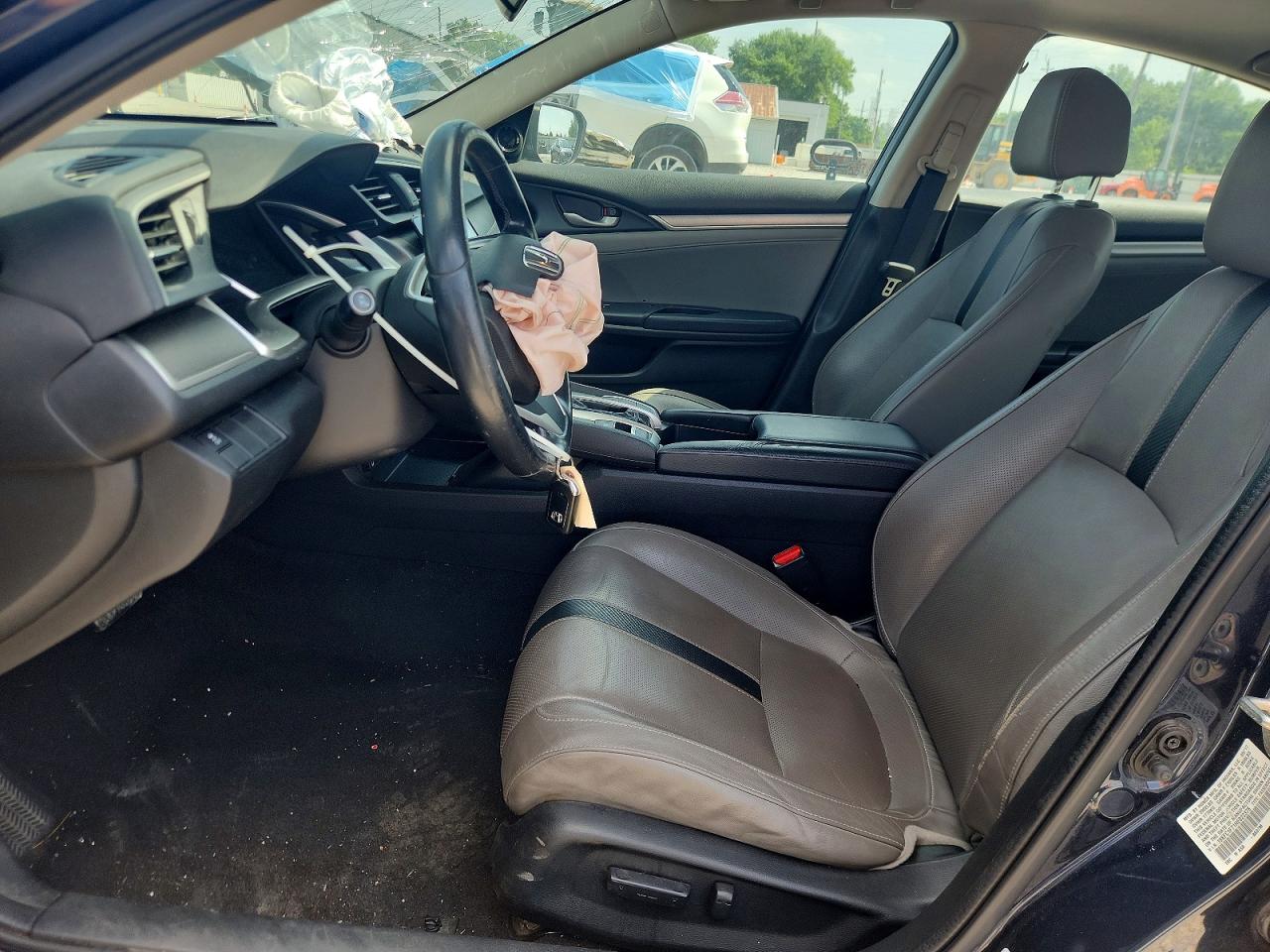 2017 Honda Civic Exl Silver vin: 19XFC1F71HE022376