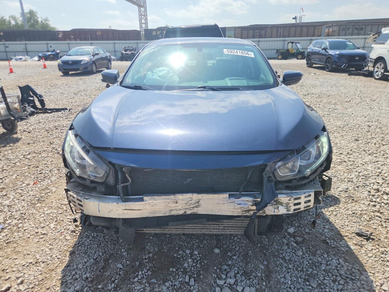 2017 Honda Civic Exl Silver vin: 19XFC1F71HE022376
