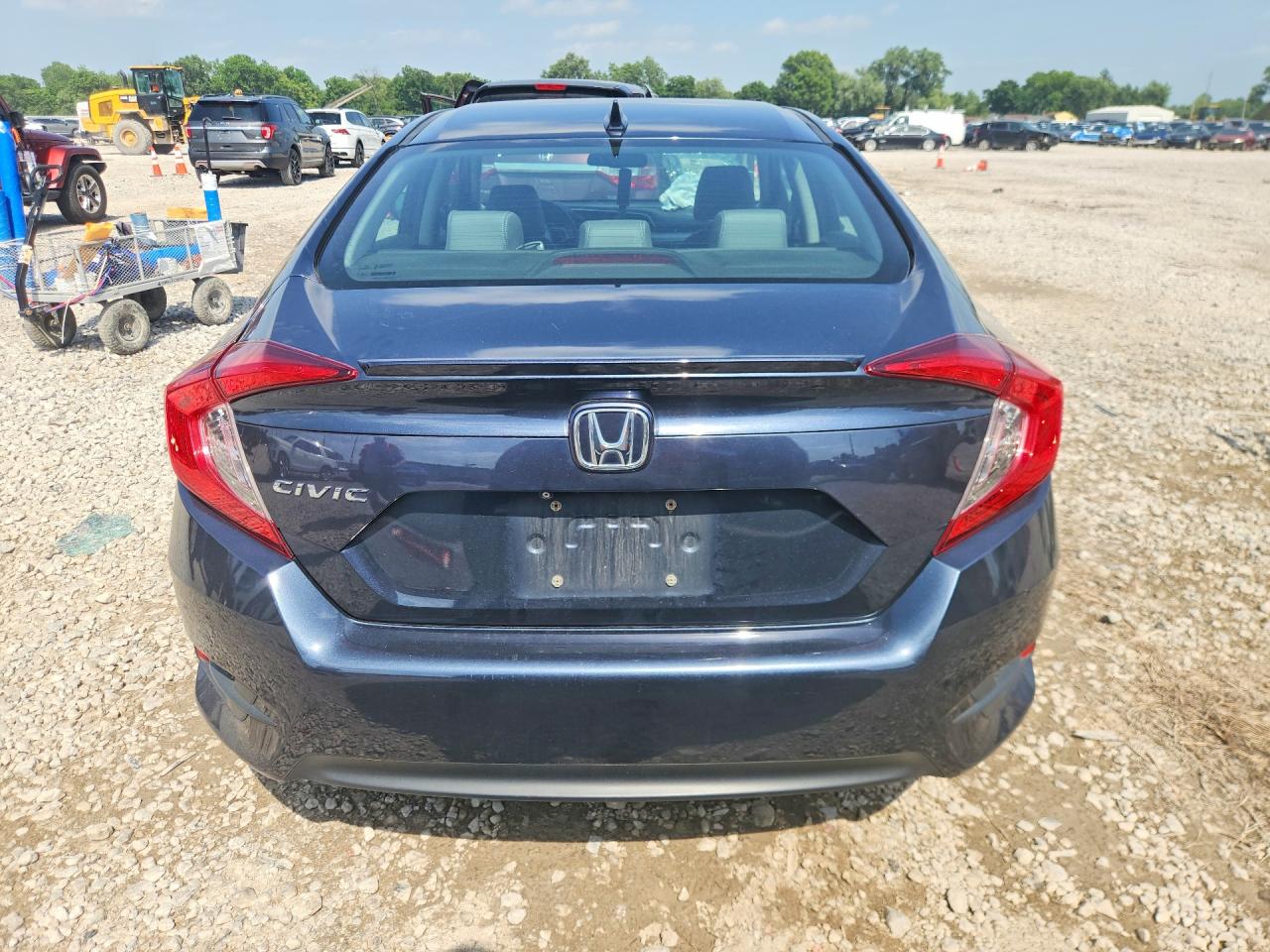 2017 Honda Civic Exl Silver vin: 19XFC1F71HE022376