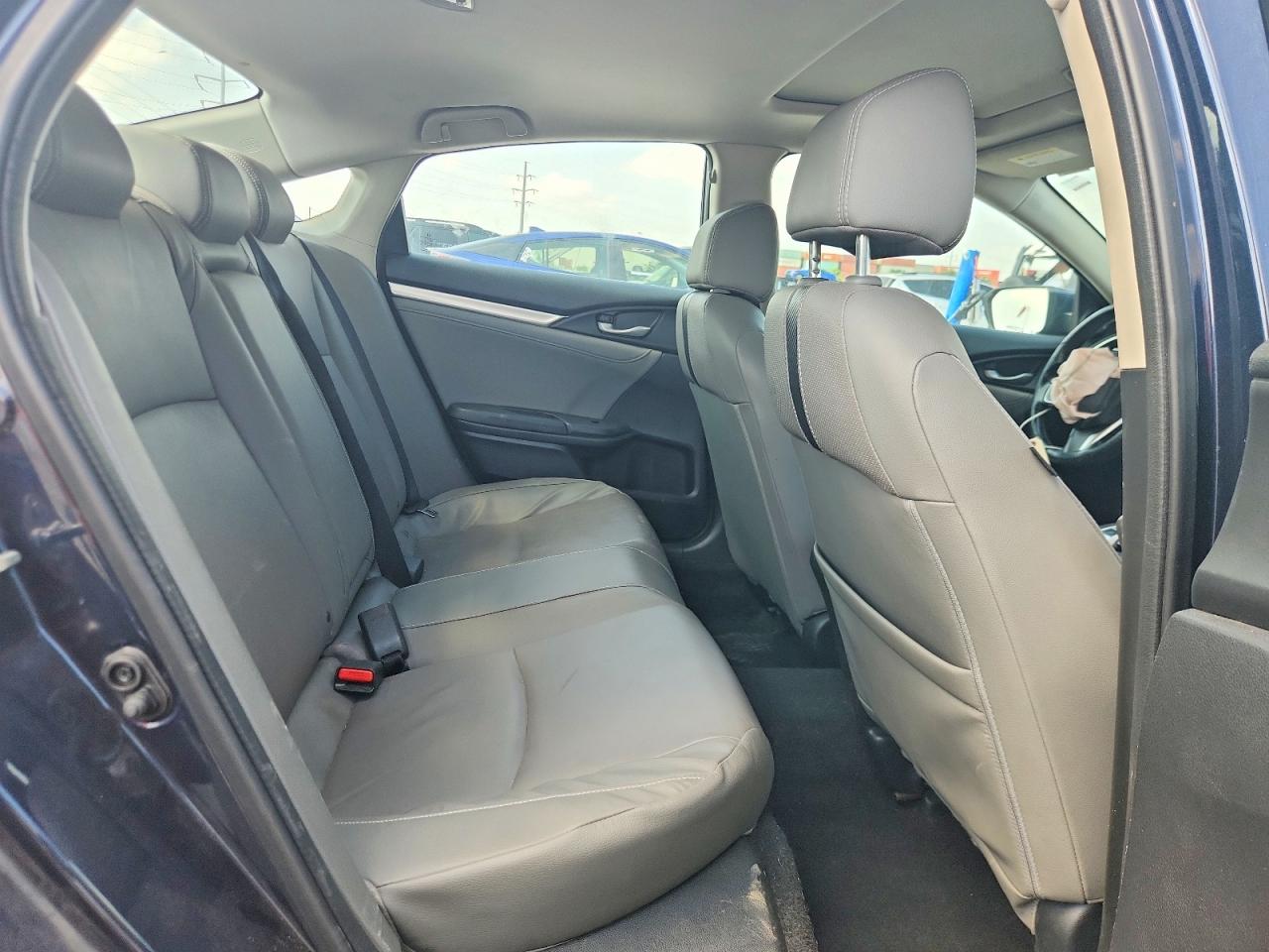 2017 Honda Civic Exl Silver vin: 19XFC1F71HE022376