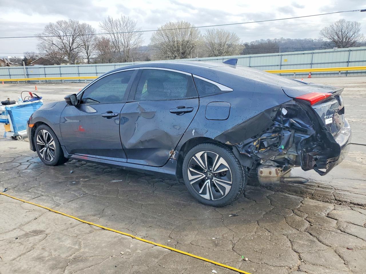 2016 Honda Civic Exl Blue vin: 19XFC1F72GE040920