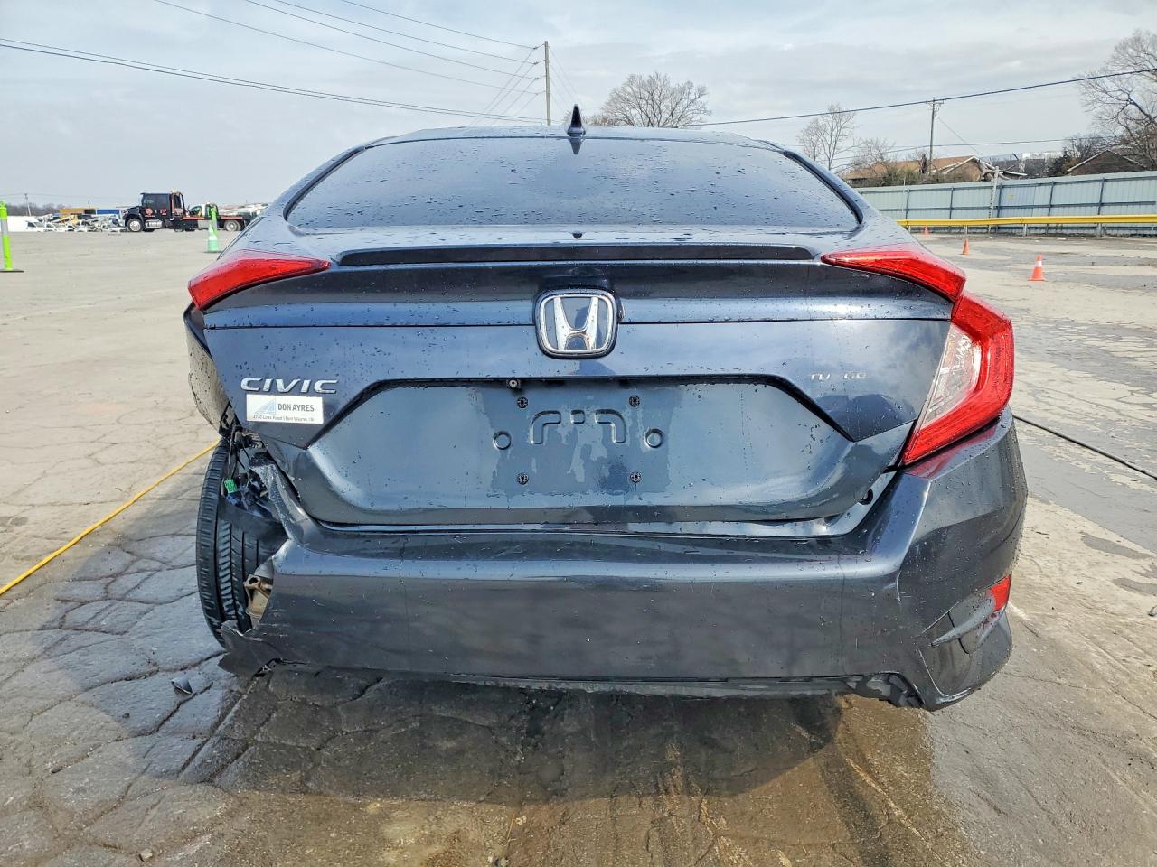 2016 Honda Civic Exl Blue vin: 19XFC1F72GE040920