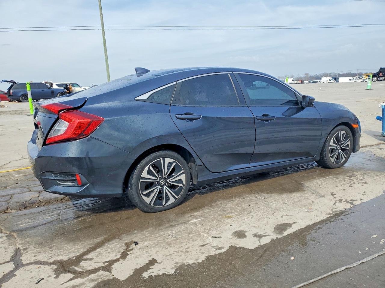 2016 Honda Civic Exl Blue vin: 19XFC1F72GE040920