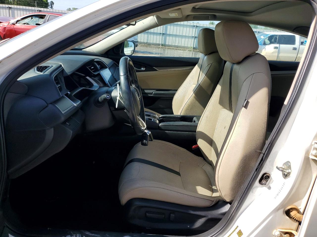 2016 Honda Civic Exl Белый vin: 19XFC1F73GE034303