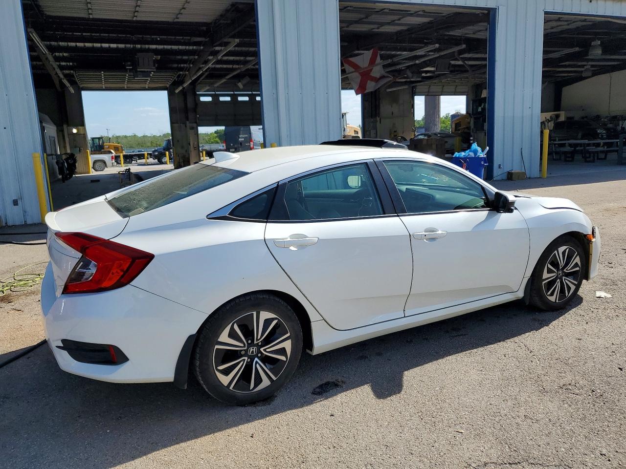 2016 Honda Civic Exl Белый vin: 19XFC1F73GE034303