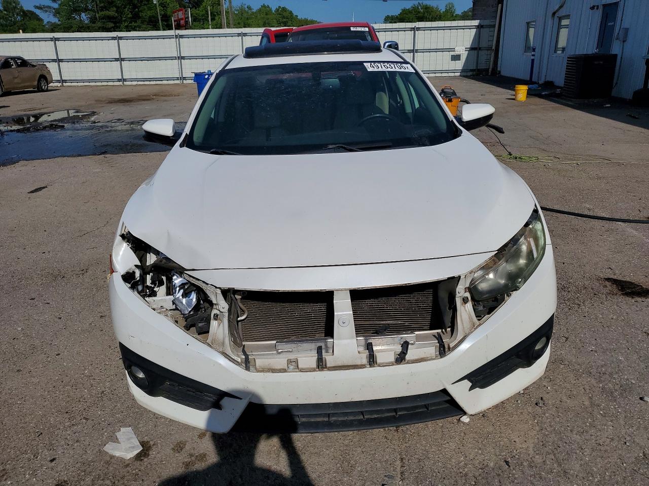 2016 Honda Civic Exl Белый vin: 19XFC1F73GE034303