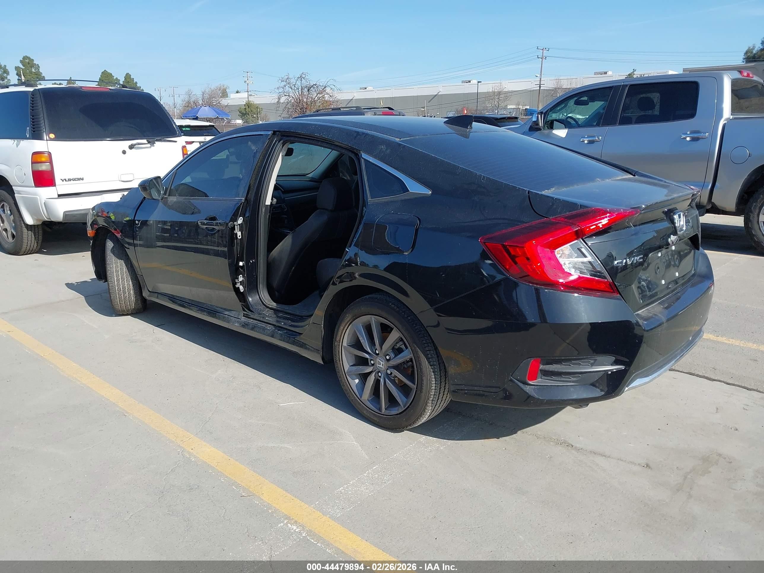 2021 Honda Civic Ex-l Gray vin: 19XFC1F74ME202879