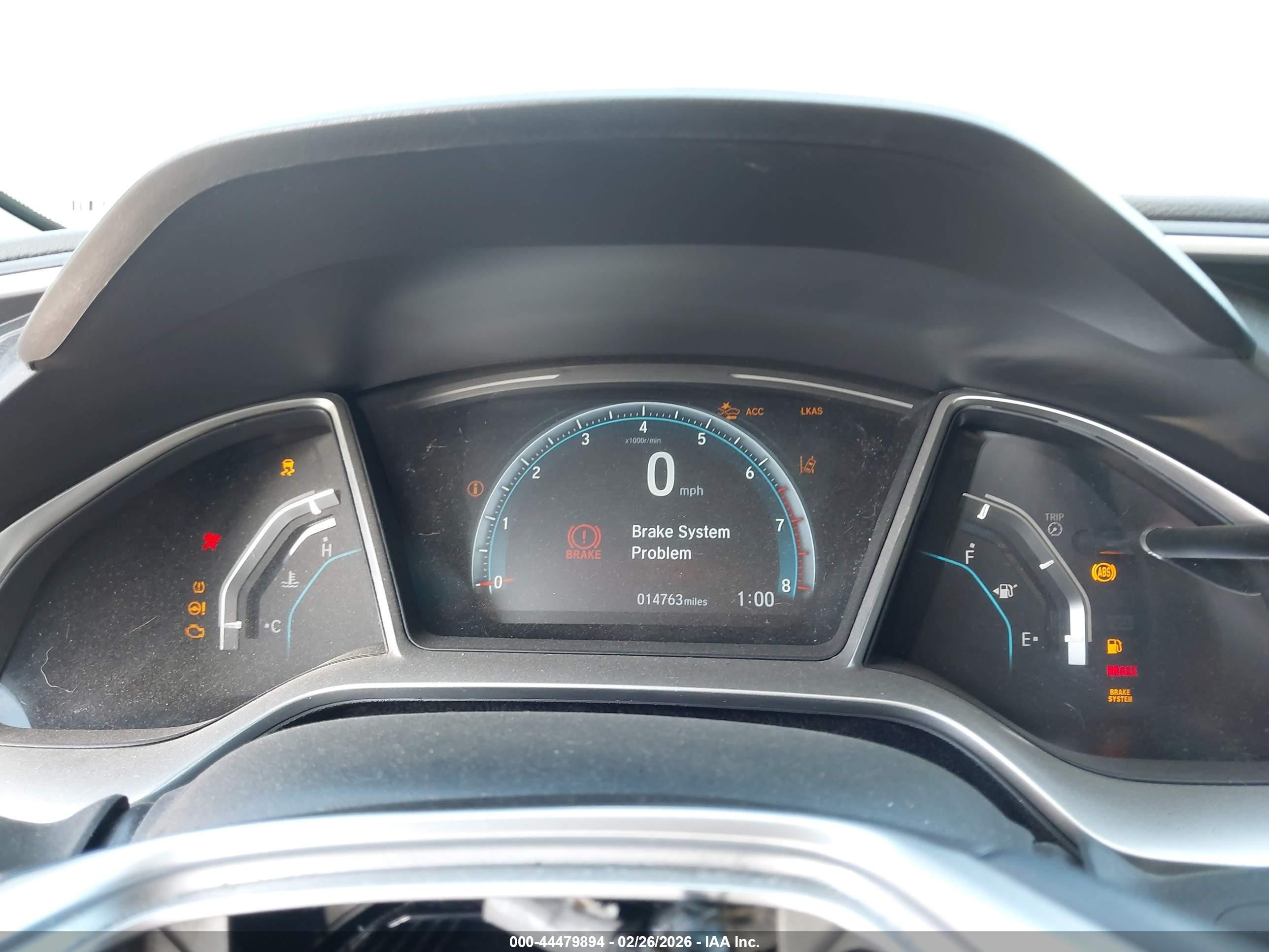 2021 Honda Civic Ex-l Gray vin: 19XFC1F74ME202879