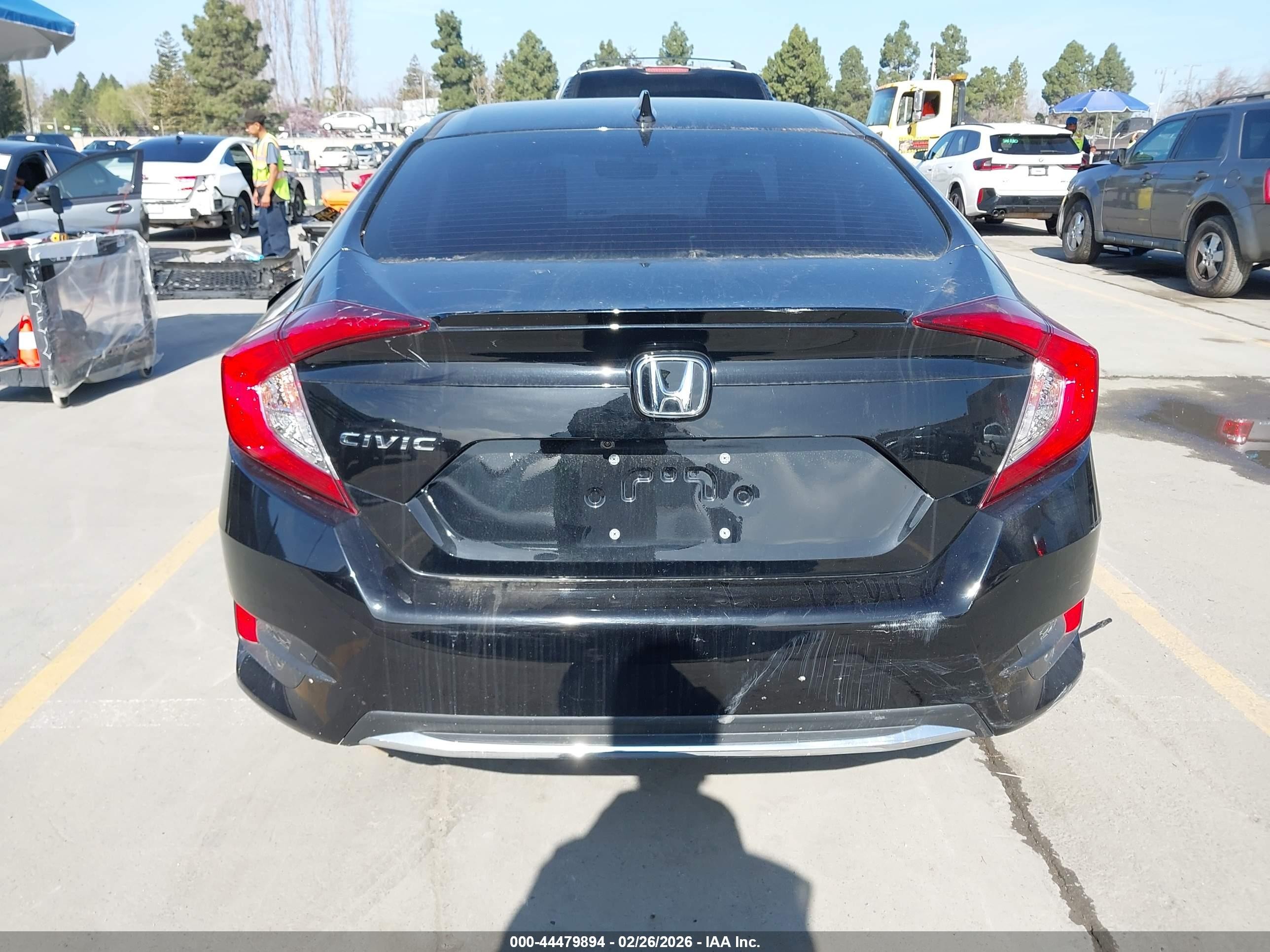 2021 Honda Civic Ex-l Gray vin: 19XFC1F74ME202879
