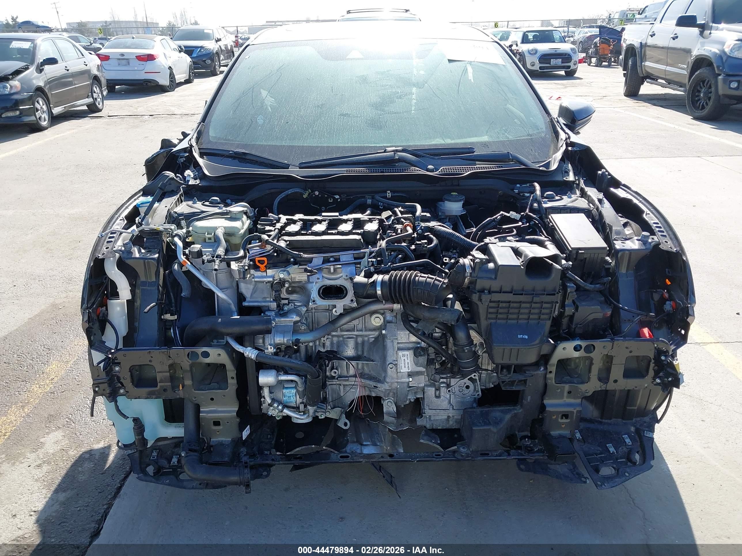 2021 Honda Civic Ex-l Gray vin: 19XFC1F74ME202879