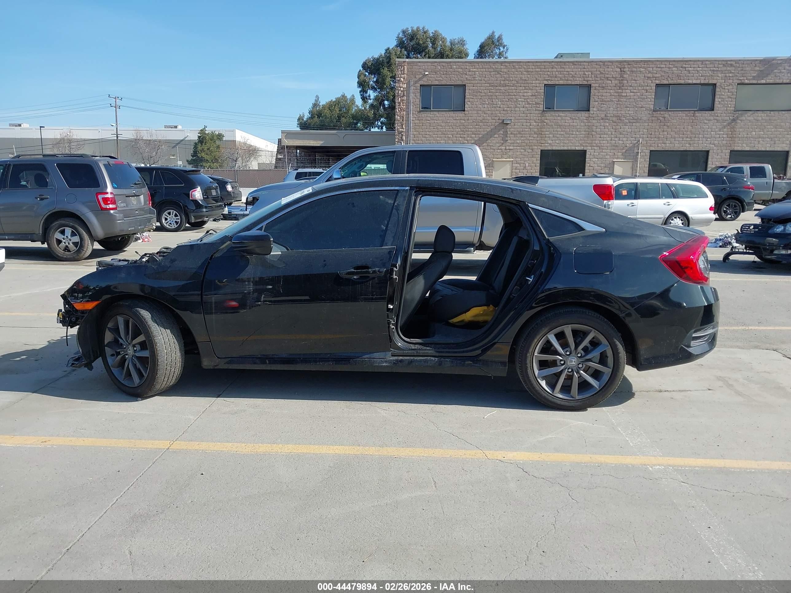 2021 Honda Civic Ex-l Gray vin: 19XFC1F74ME202879
