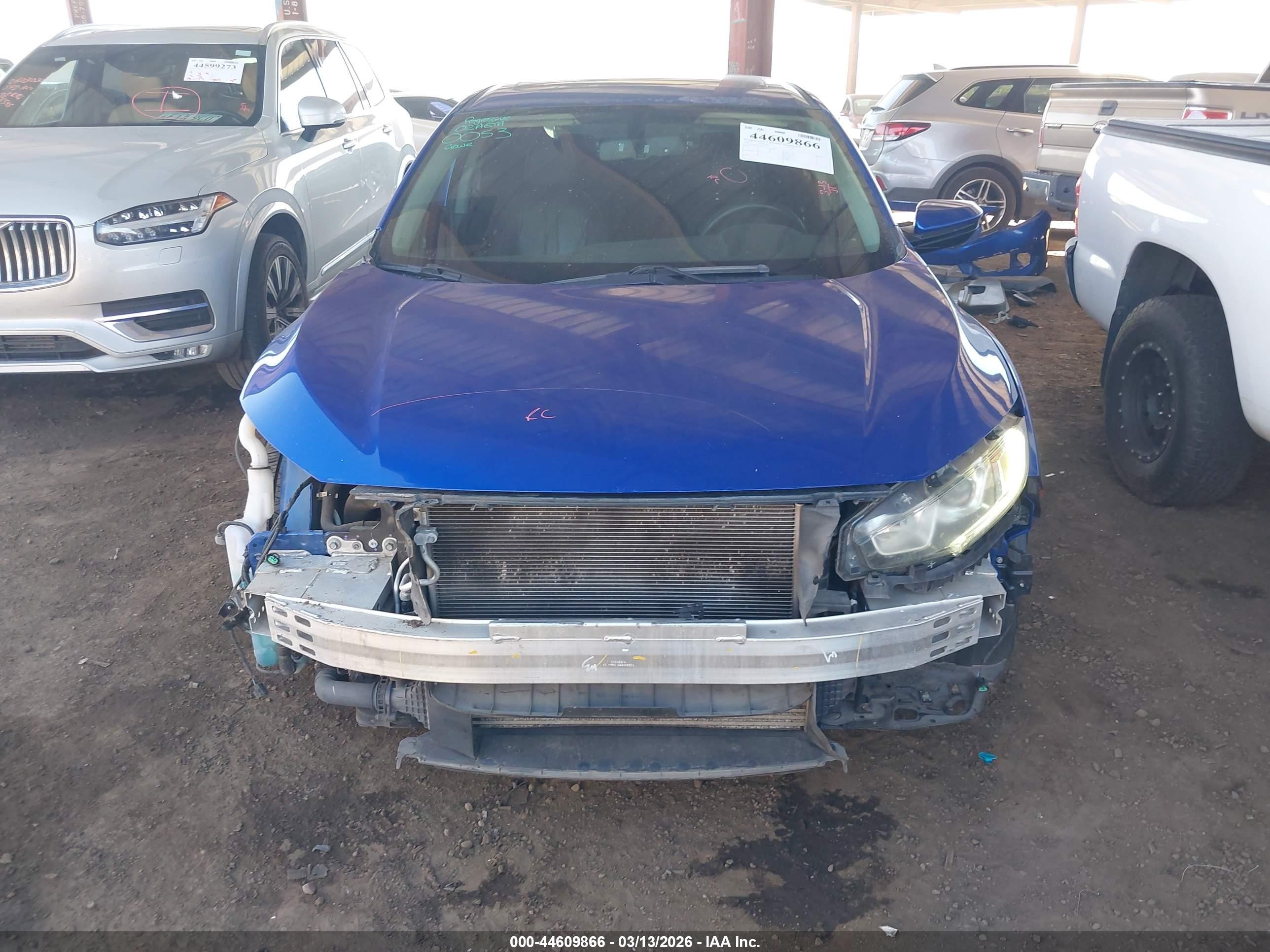 2016 Honda Civic Ex-l Blue vin: 19XFC1F75GE215158