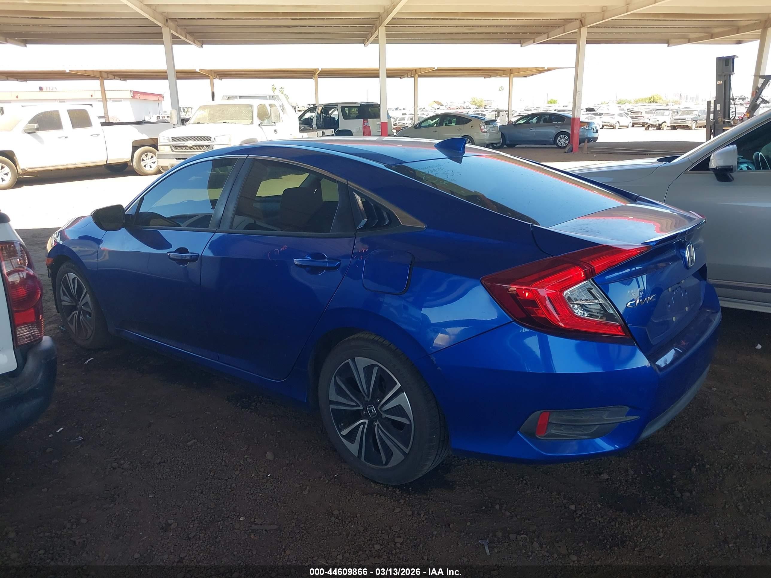 2016 Honda Civic Ex-l Blue vin: 19XFC1F75GE215158