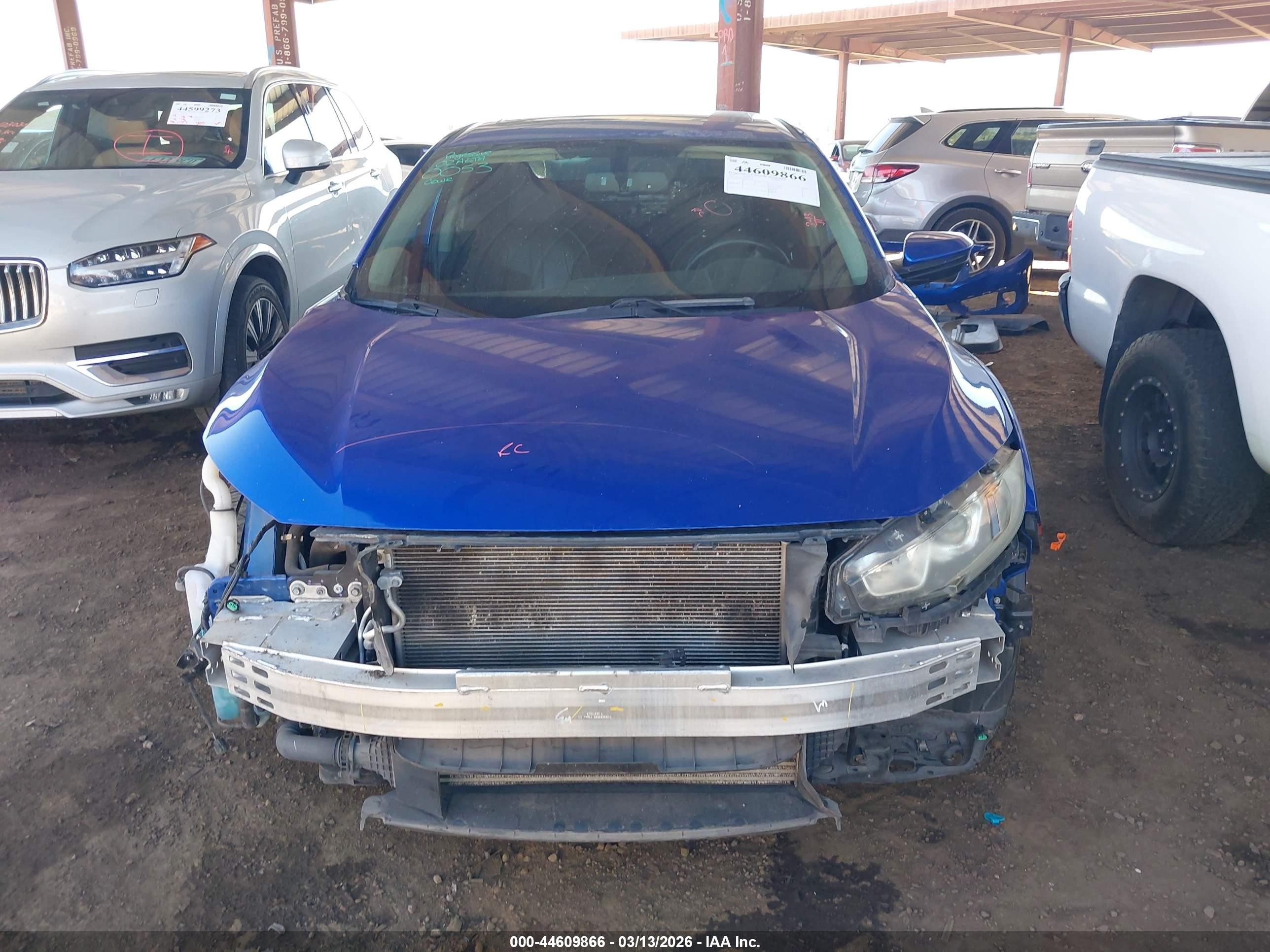 2016 Honda Civic Ex-l Blue vin: 19XFC1F75GE215158