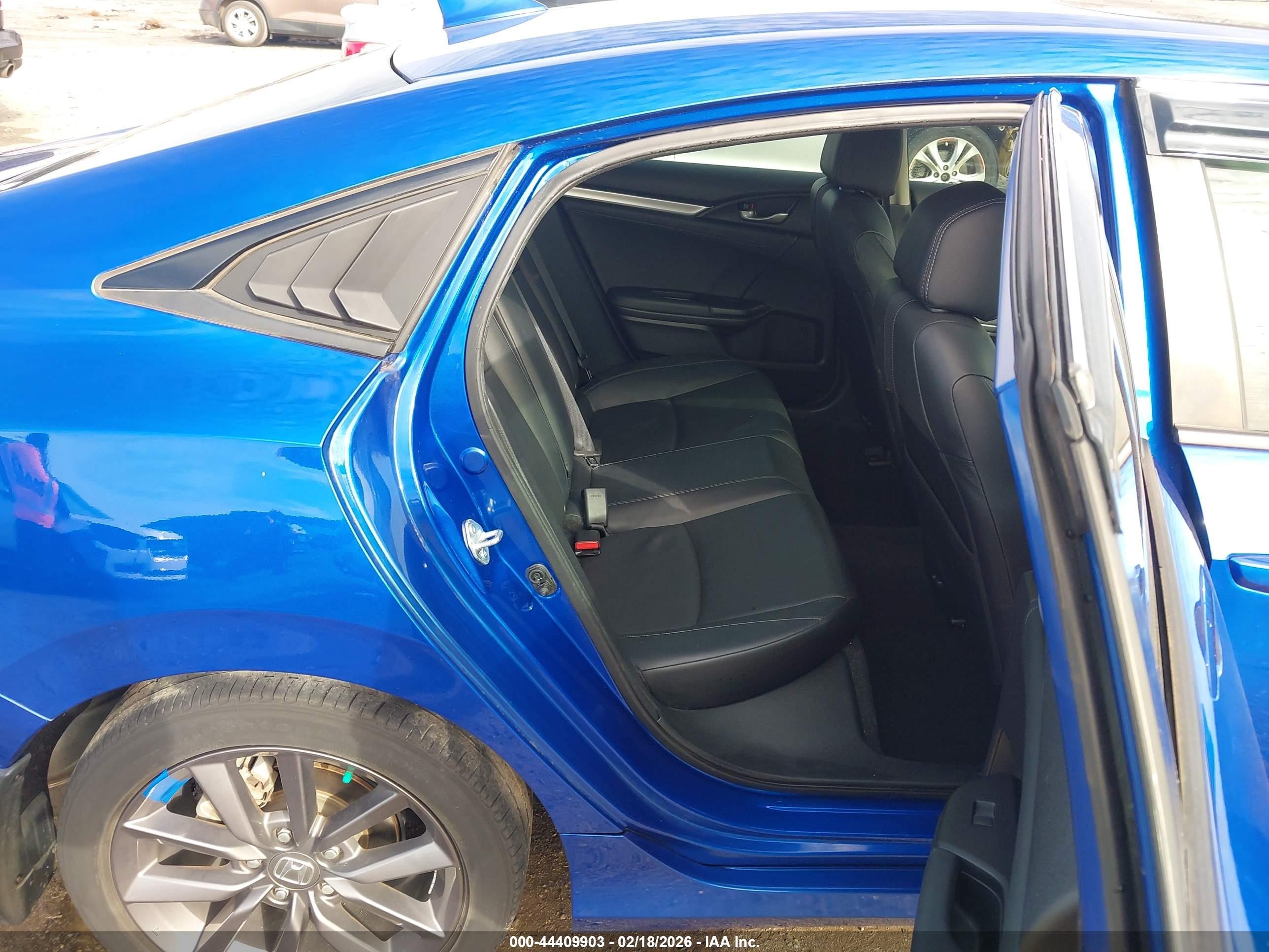 2021 Honda Civic Ex-l Blue vin: 19XFC1F76ME005700