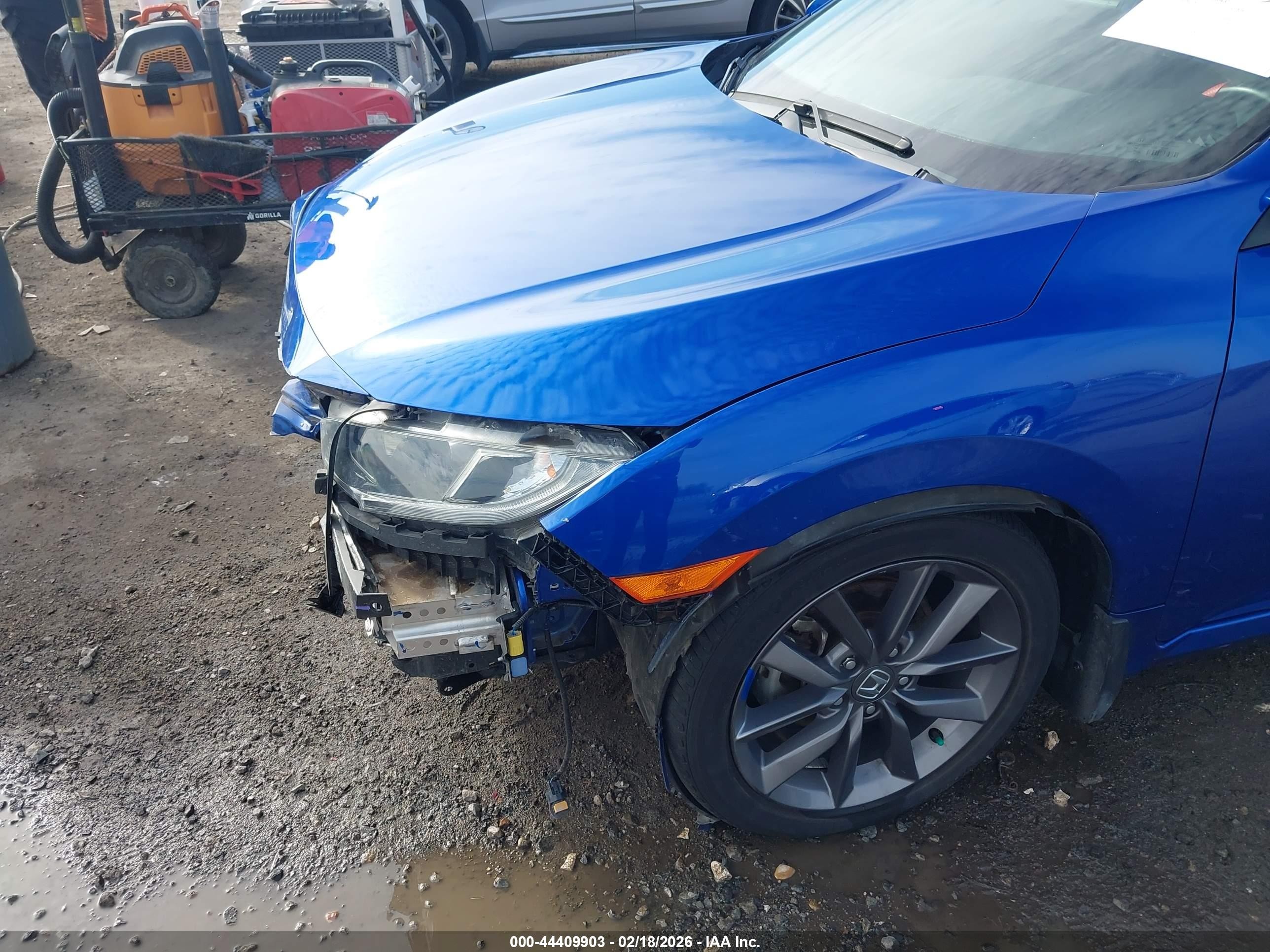 2021 Honda Civic Ex-l Blue vin: 19XFC1F76ME005700