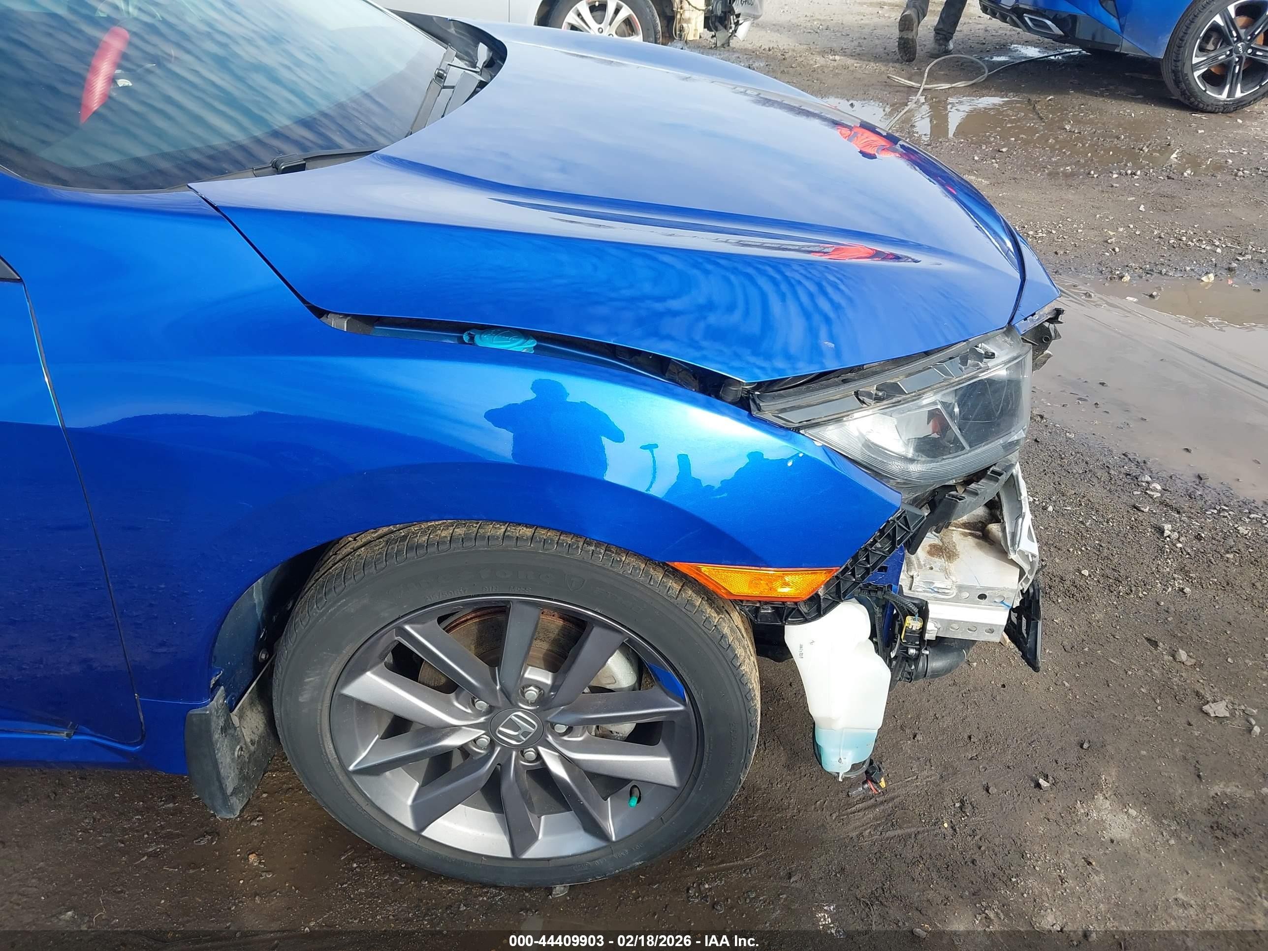 2021 Honda Civic Ex-l Blue vin: 19XFC1F76ME005700