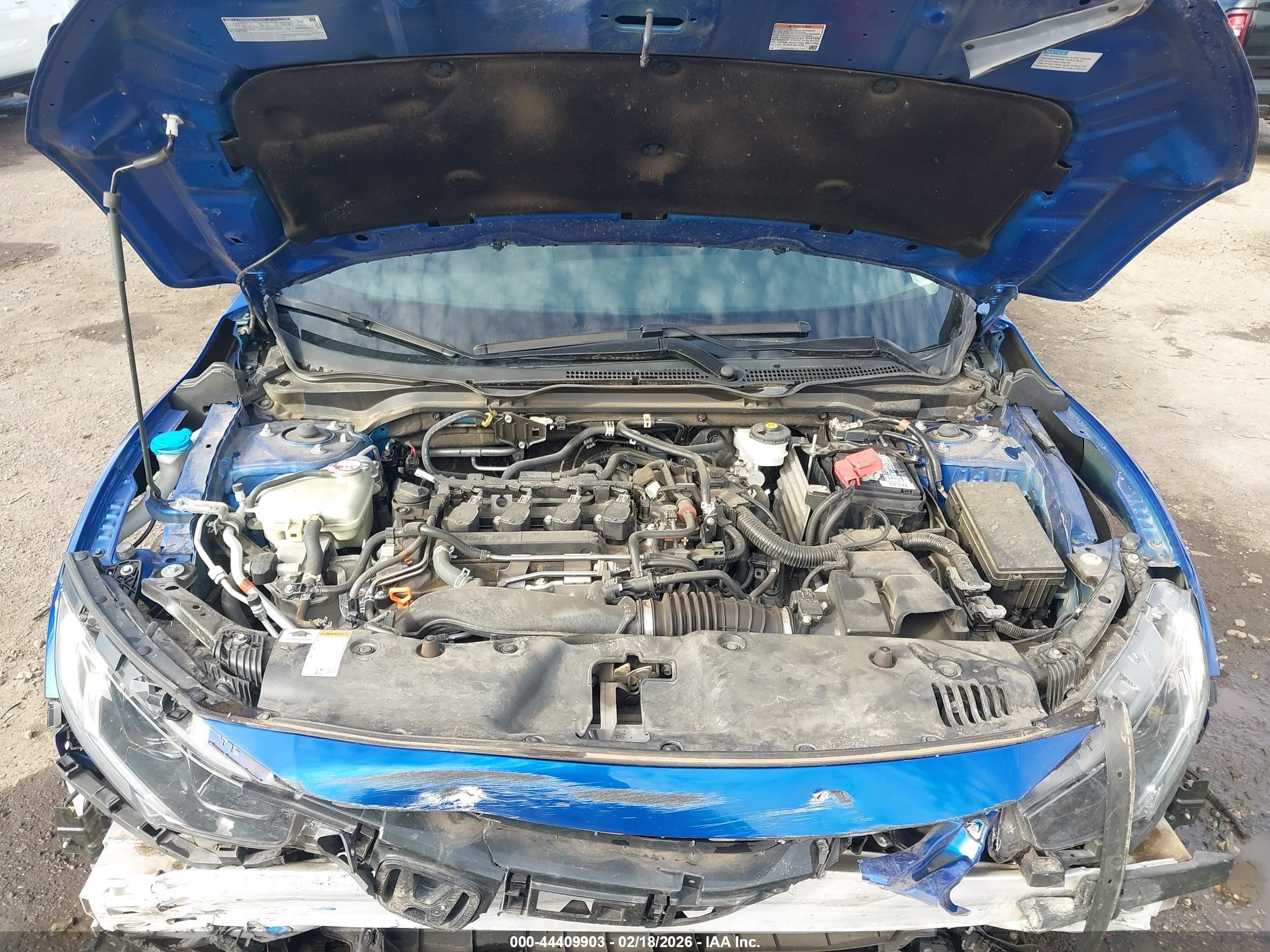 2021 Honda Civic Ex-l Blue vin: 19XFC1F76ME005700