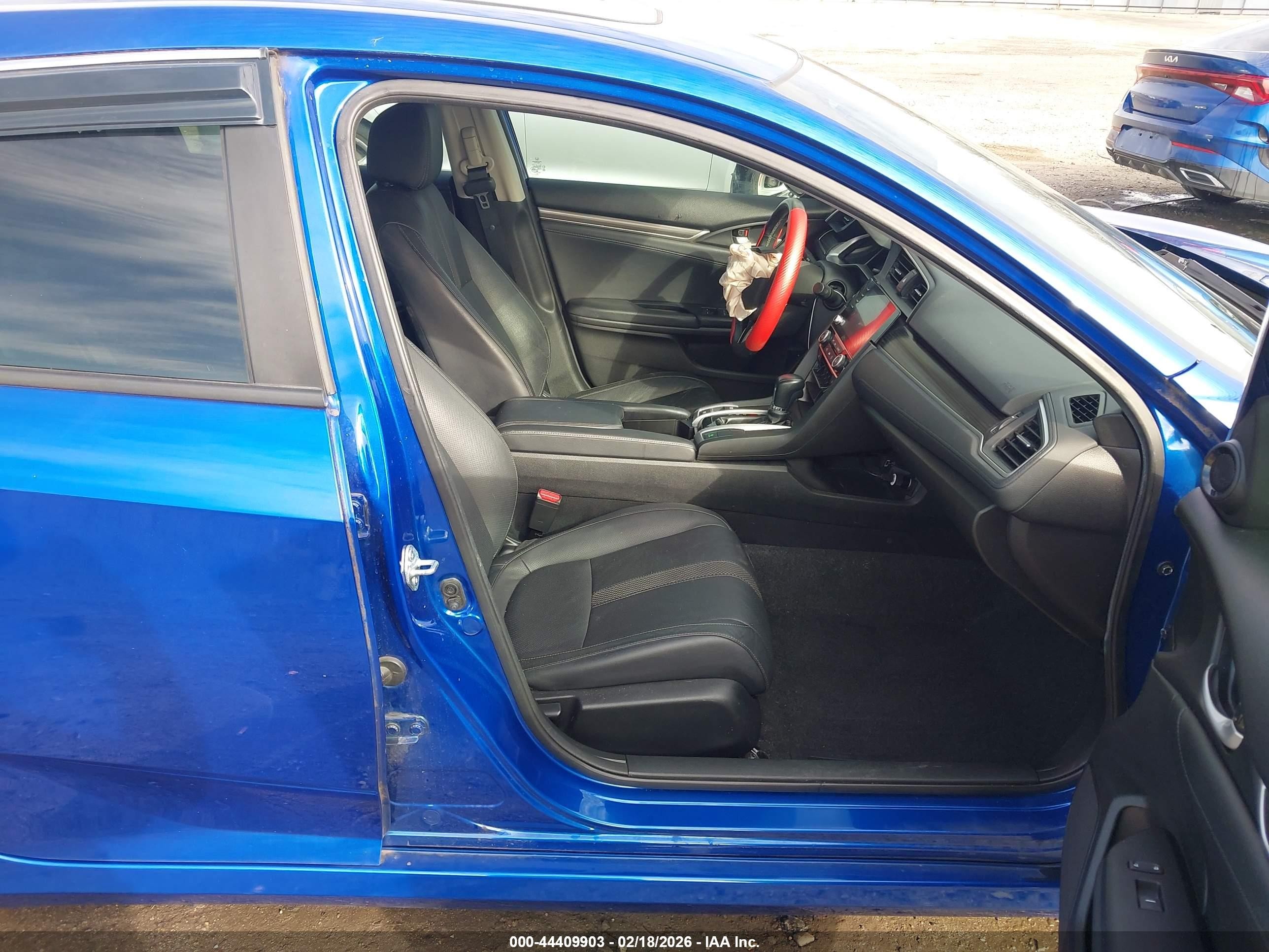 2021 Honda Civic Ex-l Blue vin: 19XFC1F76ME005700
