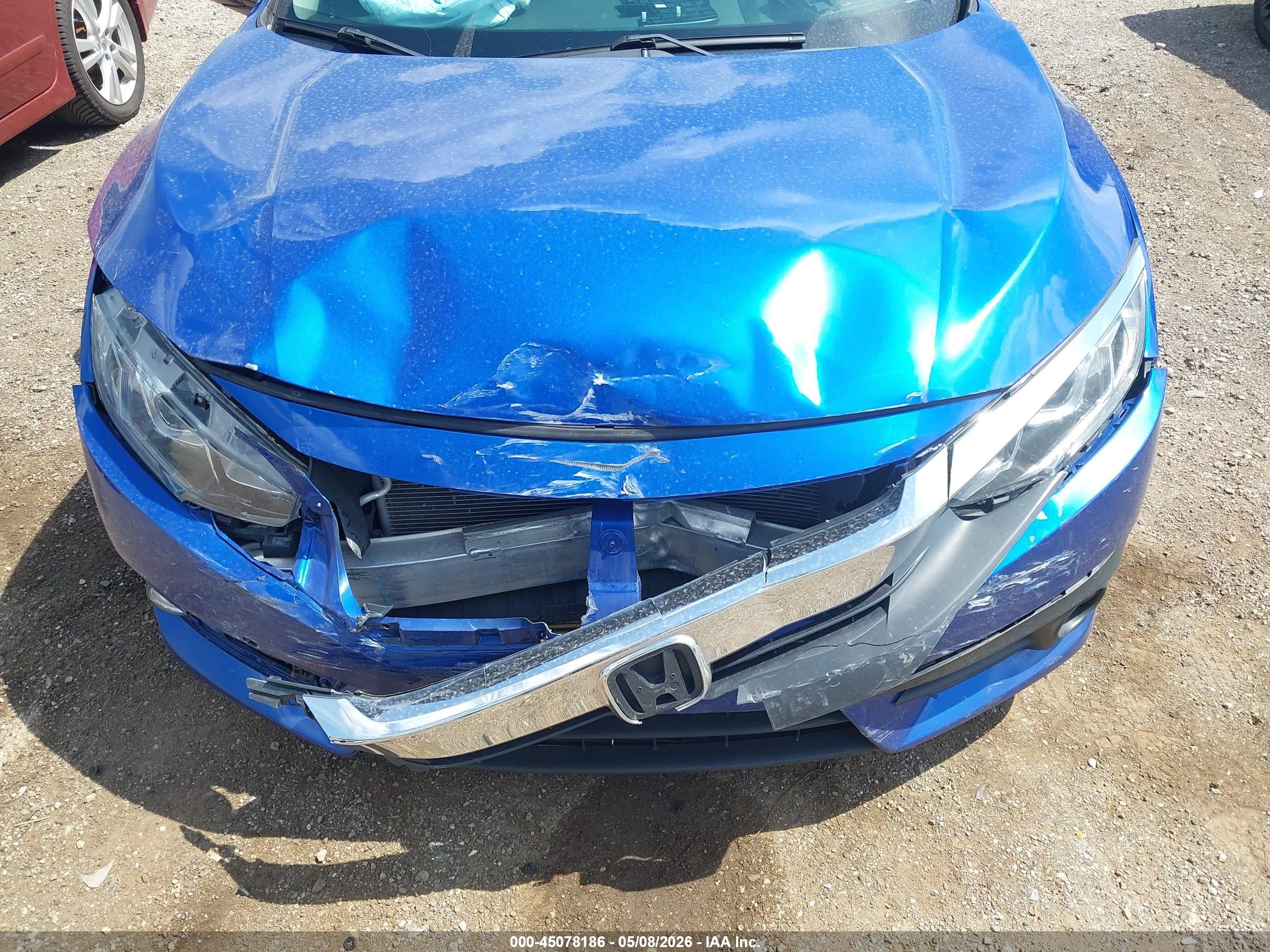 2016 Honda Civic Ex-l Blue vin: 19XFC1F77GE022087