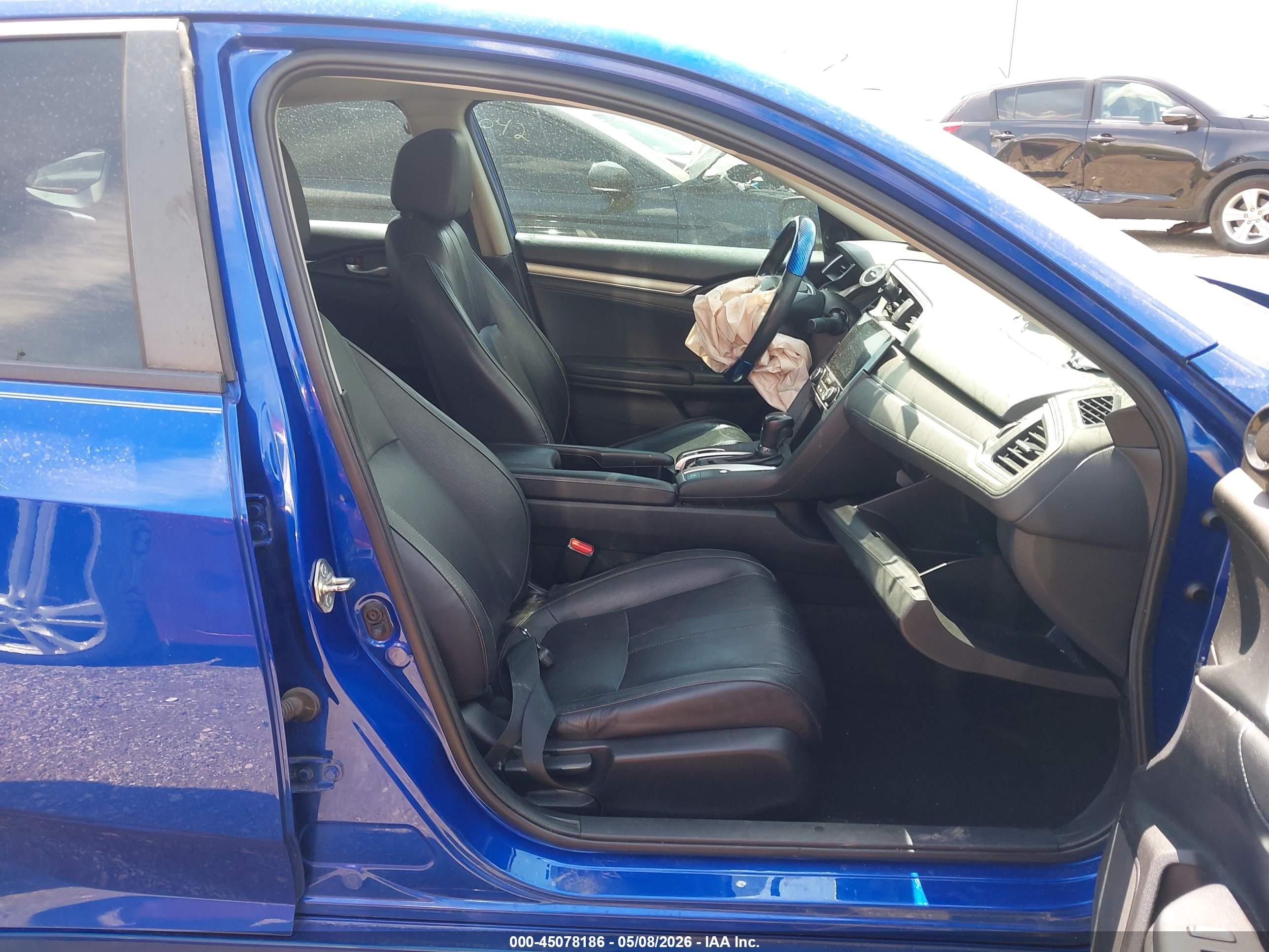 2016 Honda Civic Ex-l Blue vin: 19XFC1F77GE022087