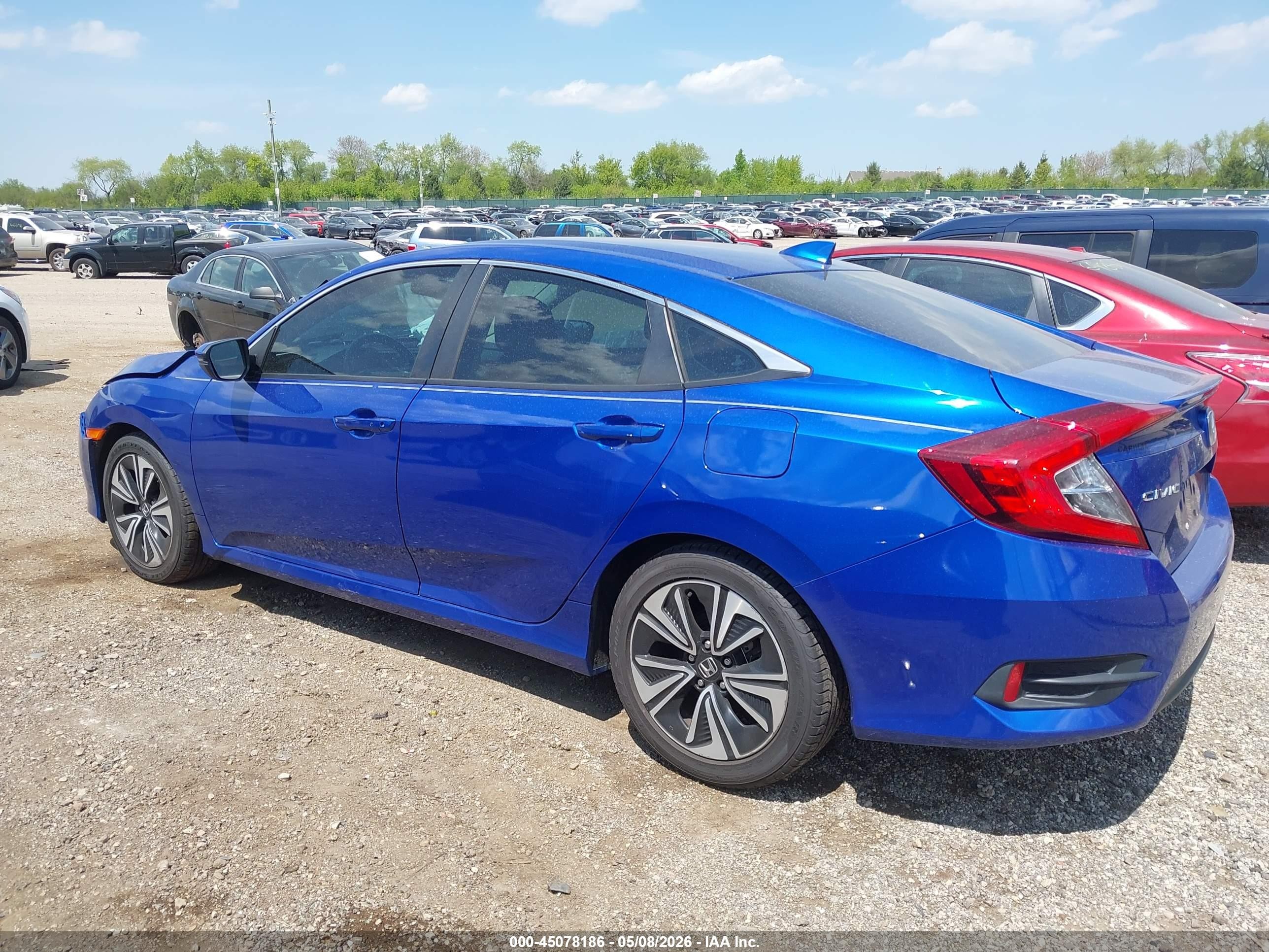 2016 Honda Civic Ex-l Blue vin: 19XFC1F77GE022087