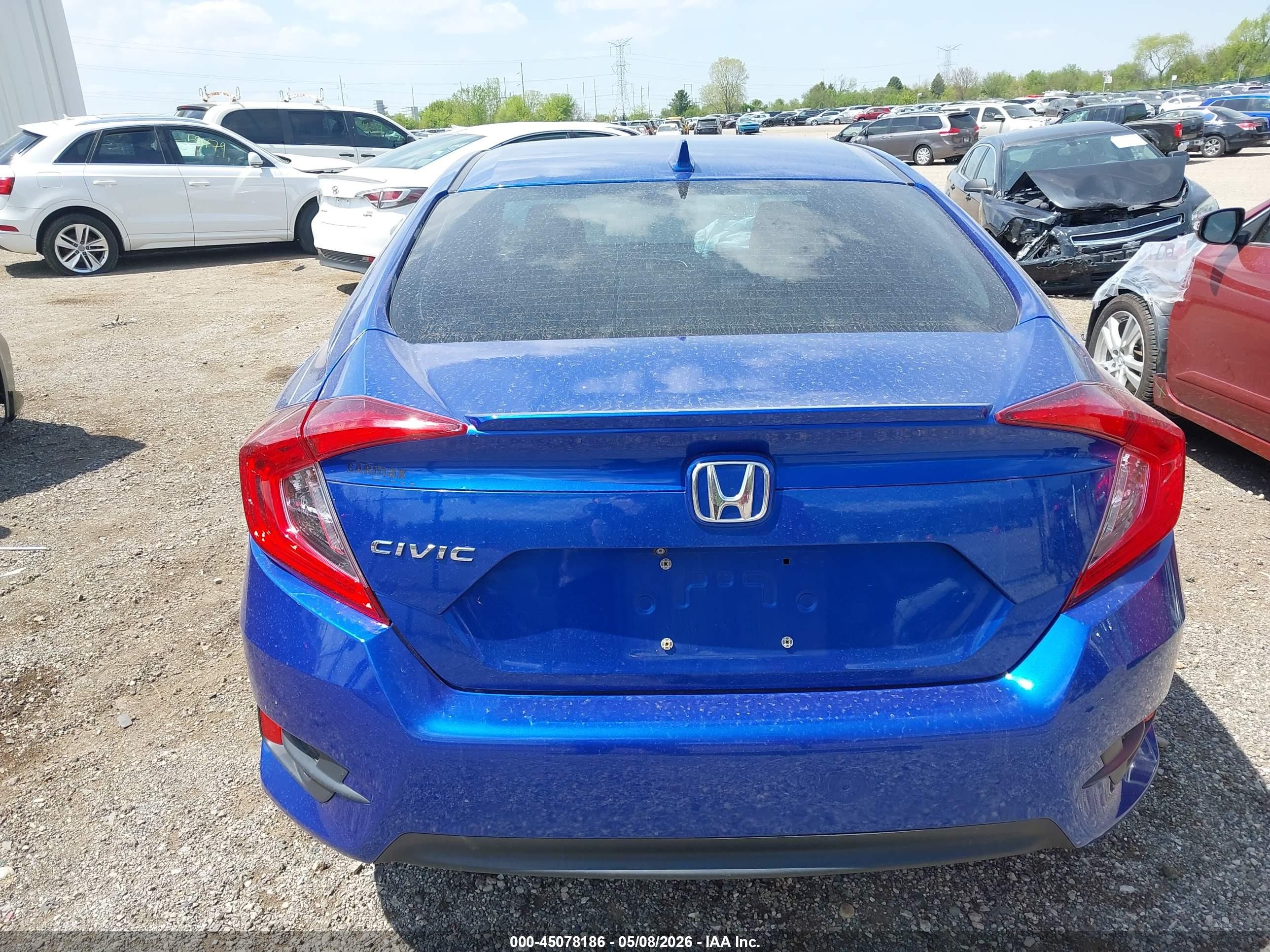 2016 Honda Civic Ex-l Blue vin: 19XFC1F77GE022087