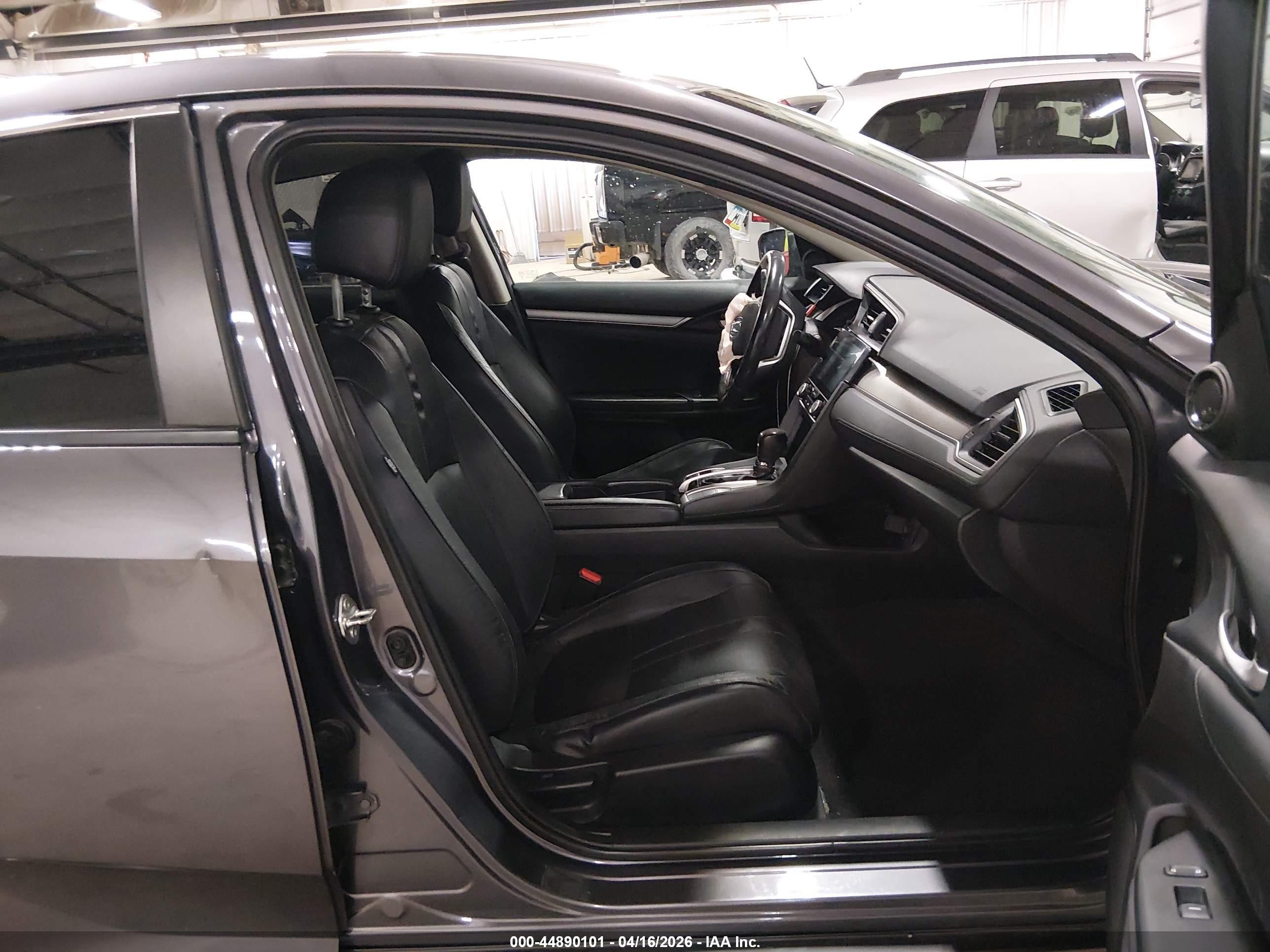 2018 Honda Civic Ex-l Gray vin: 19XFC1F78JE000462