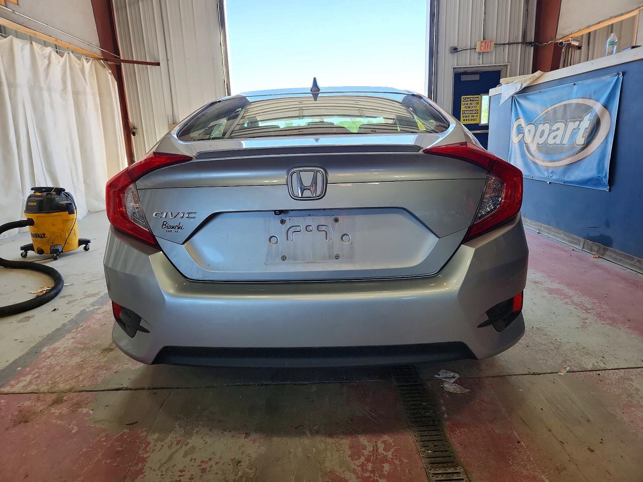 2017 Honda Civic Exl Silver vin: 19XFC1F7XHE211754
