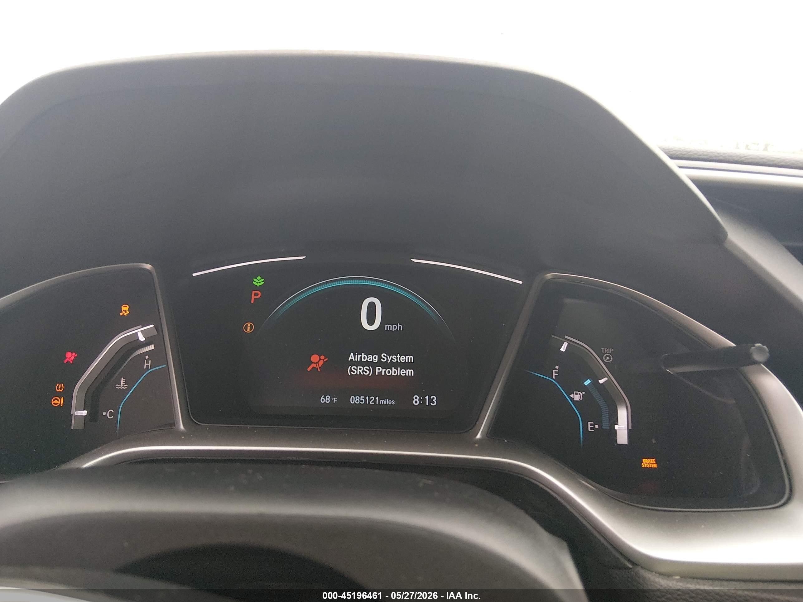 2017 Honda Civic Ex-l Gray vin: 19XFC1F7XHE215142