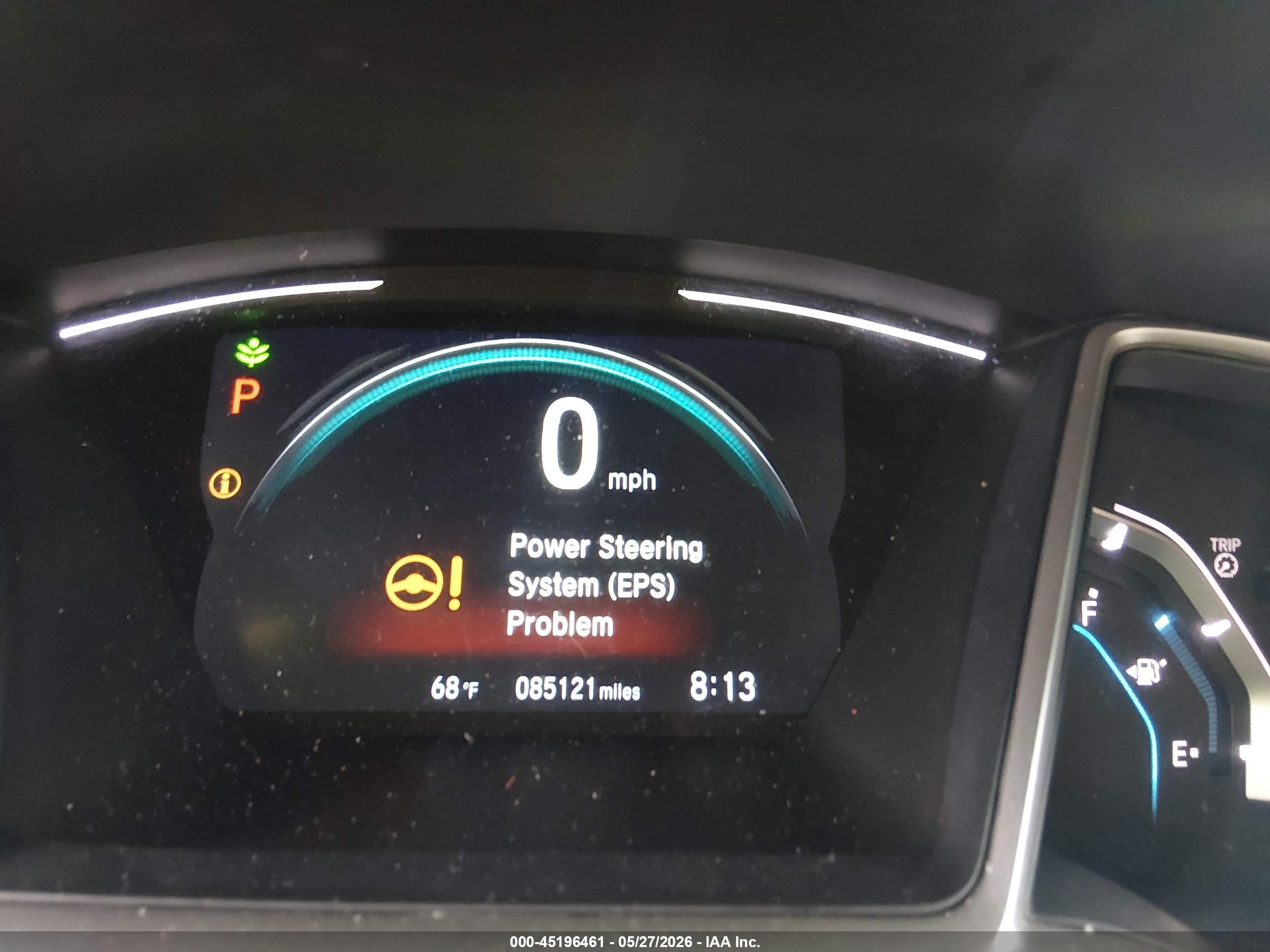 2017 Honda Civic Ex-l Gray vin: 19XFC1F7XHE215142