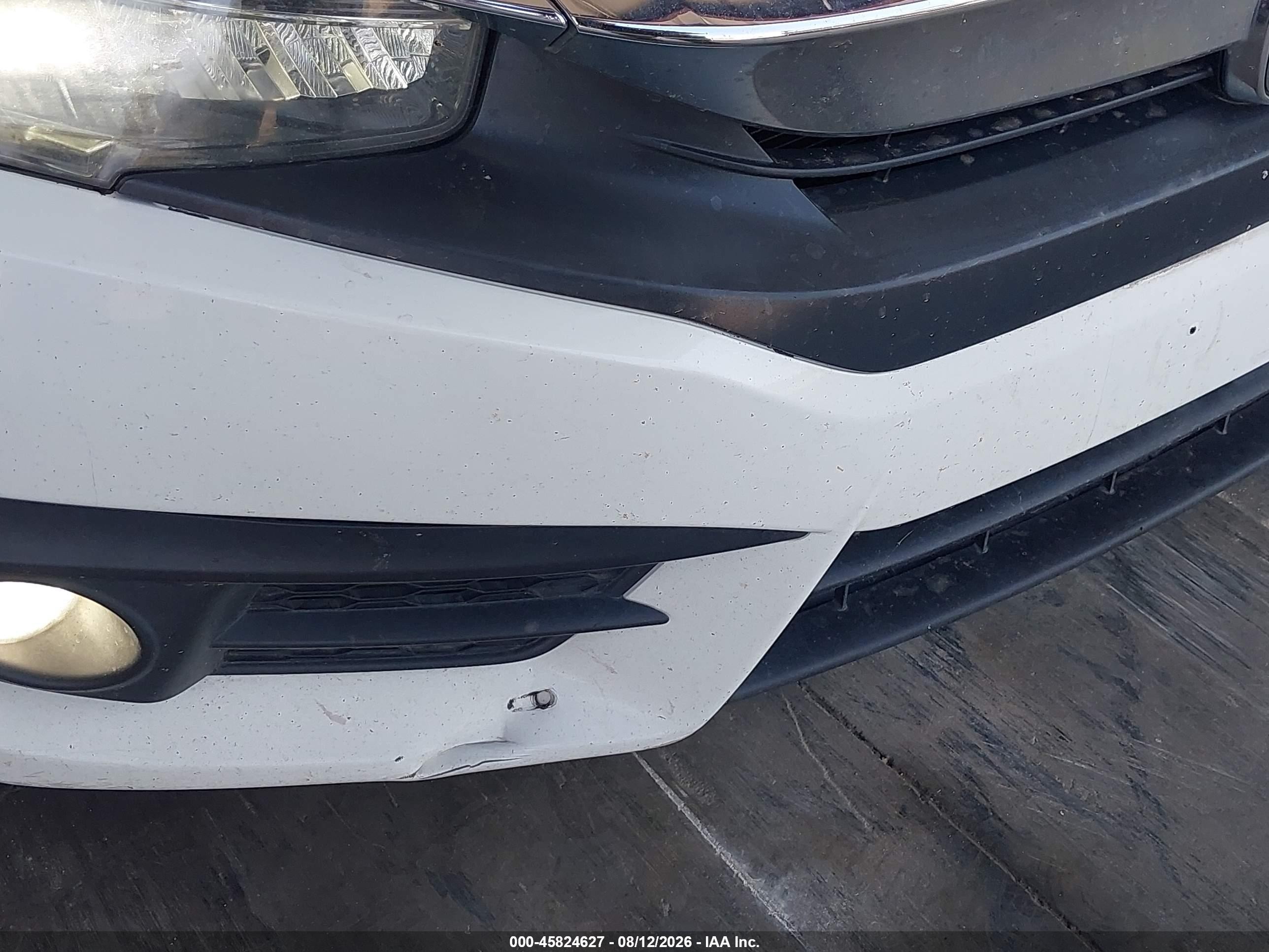 2016 Honda Civic Touring White vin: 19XFC1F92GE221954