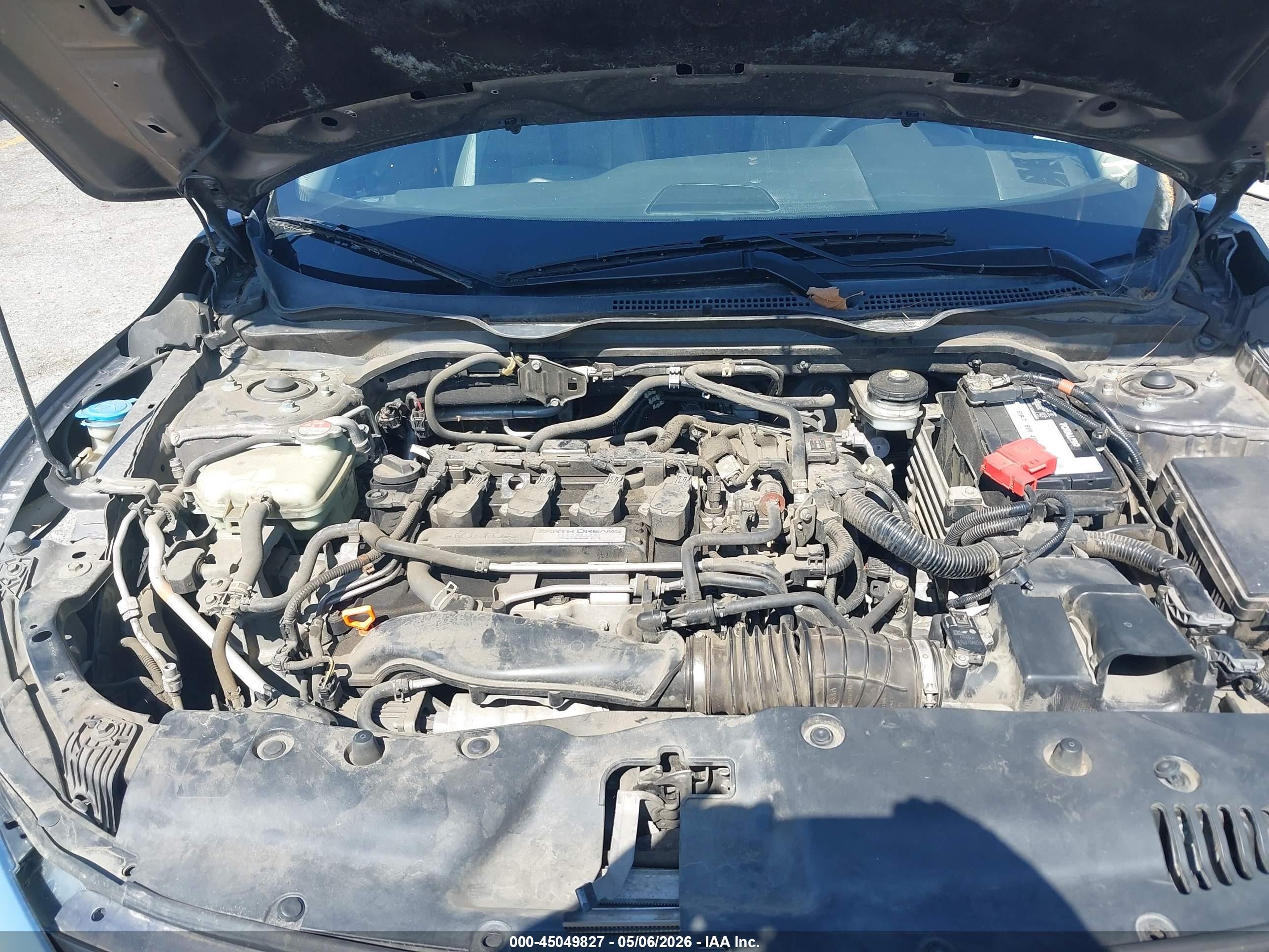 2016 Honda Civic Touring Серый vin: 19XFC1F93GE202832