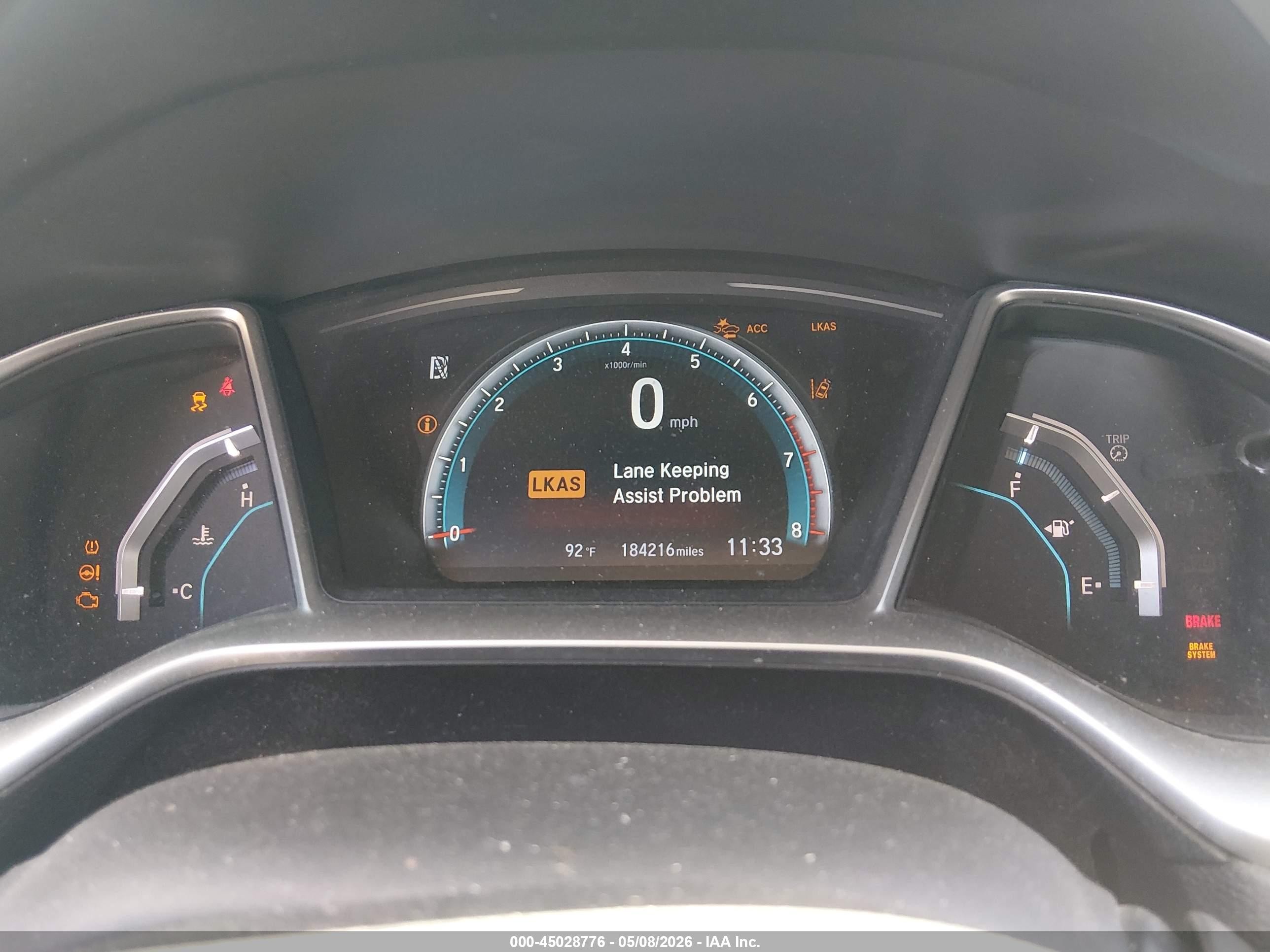 2017 Honda Civic Touring Gray vin: 19XFC1F97HE015420