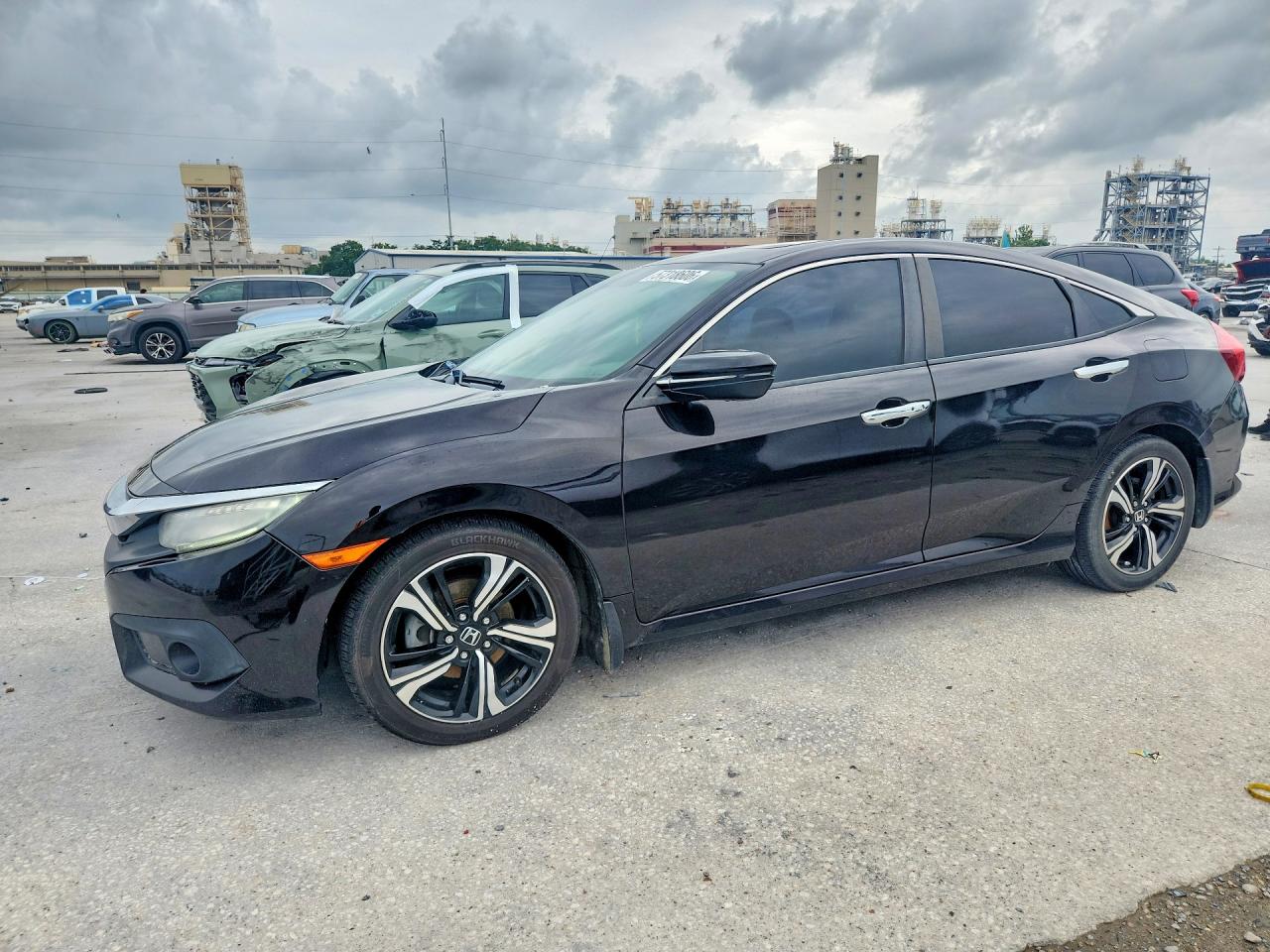 2016 Honda Civic Touring Black vin: 19XFC1F98GE008538