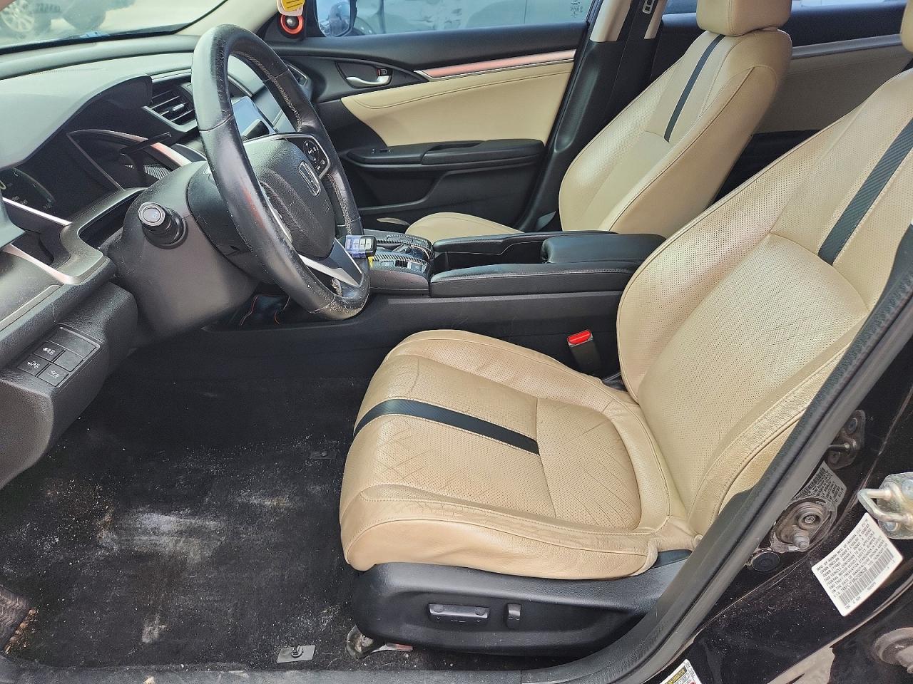 2016 Honda Civic Touring Black vin: 19XFC1F98GE008538