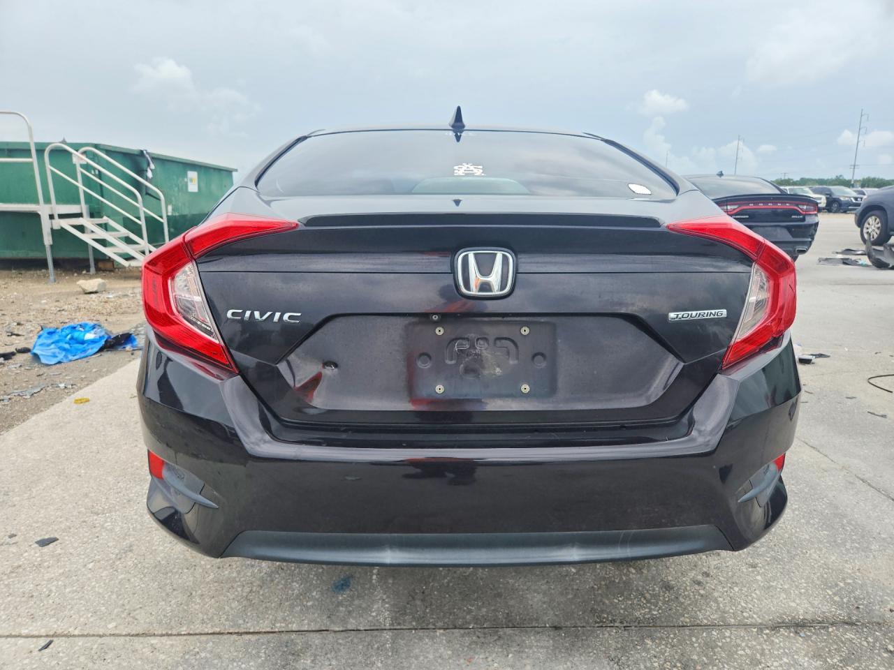 2016 Honda Civic Touring Black vin: 19XFC1F98GE008538