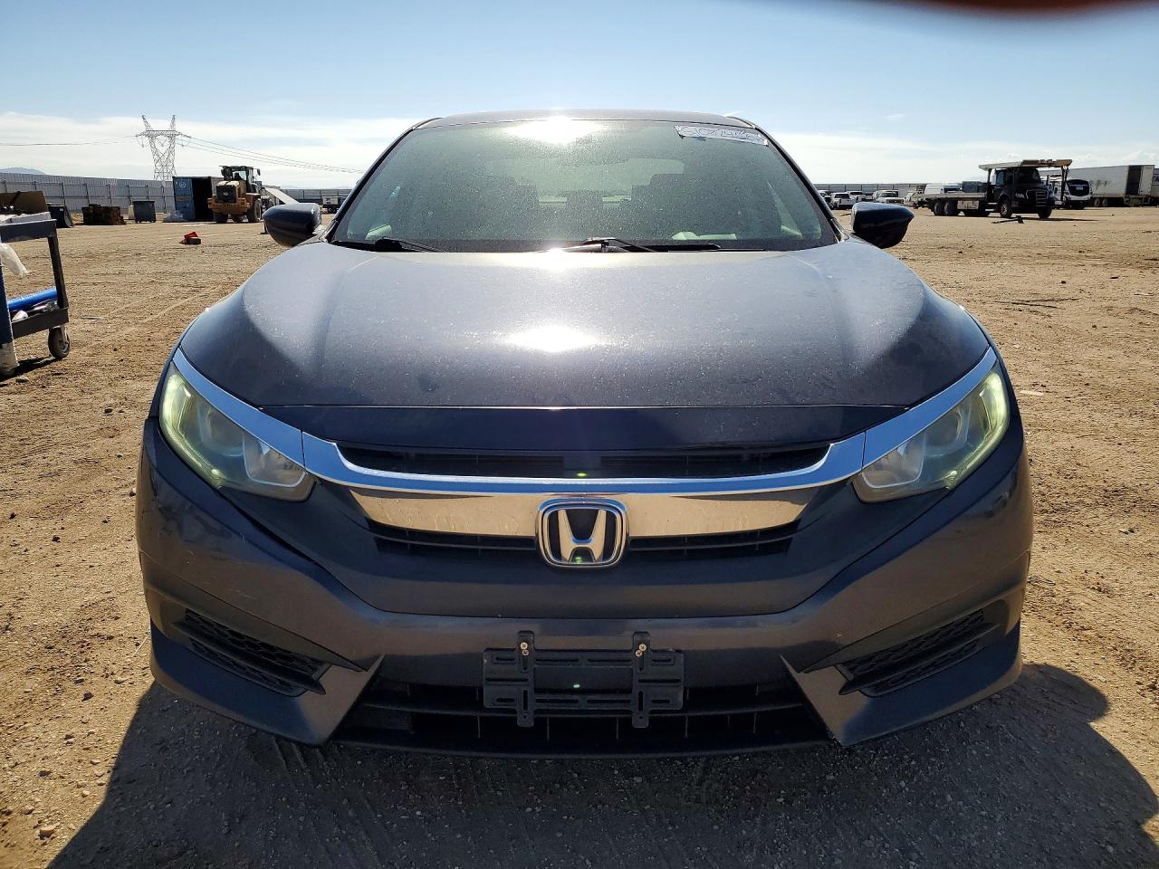 2016 Honda Civic Lx Gray vin: 19XFC2E55GE034129