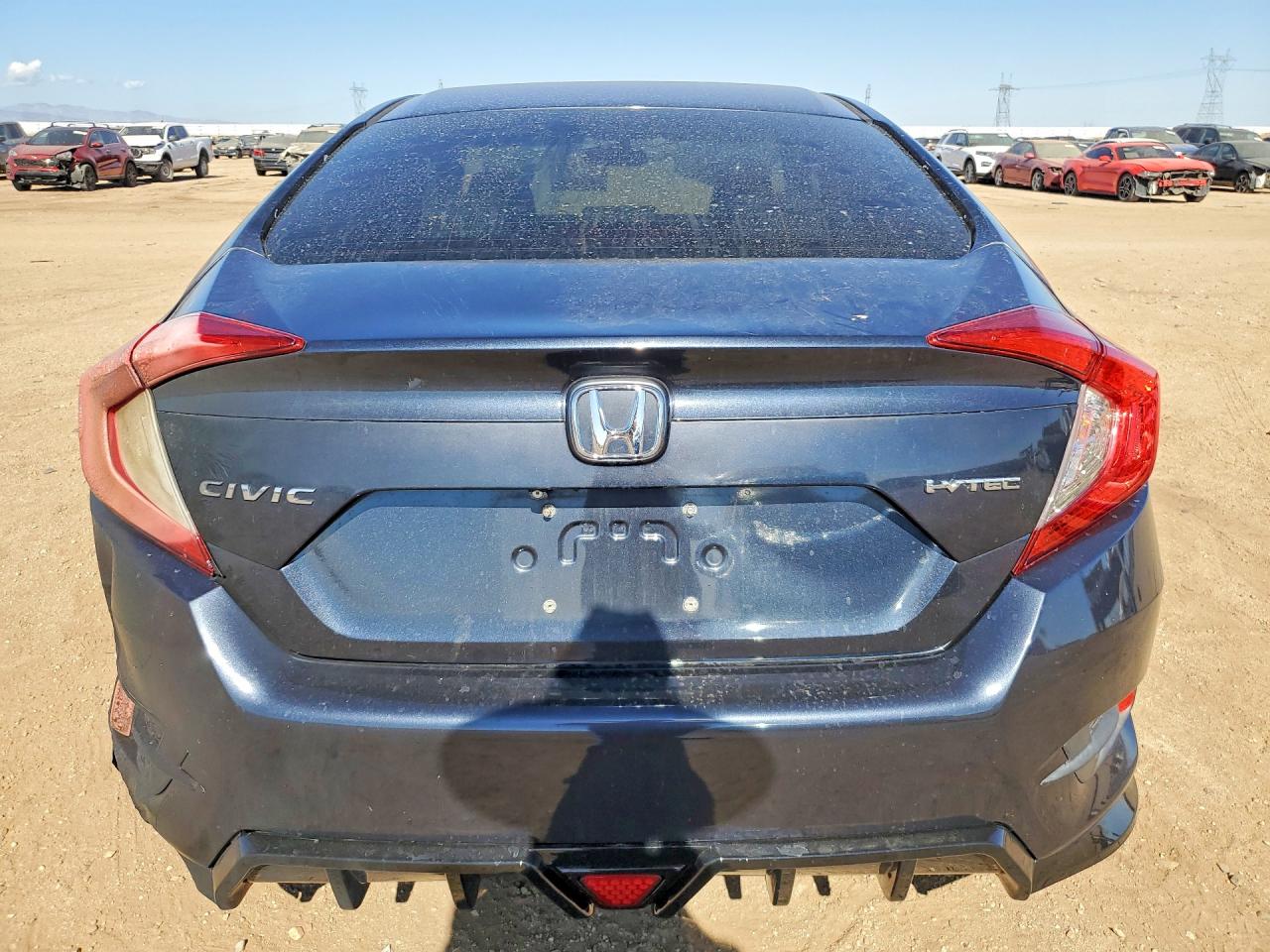 2016 Honda Civic Lx Gray vin: 19XFC2E55GE034129