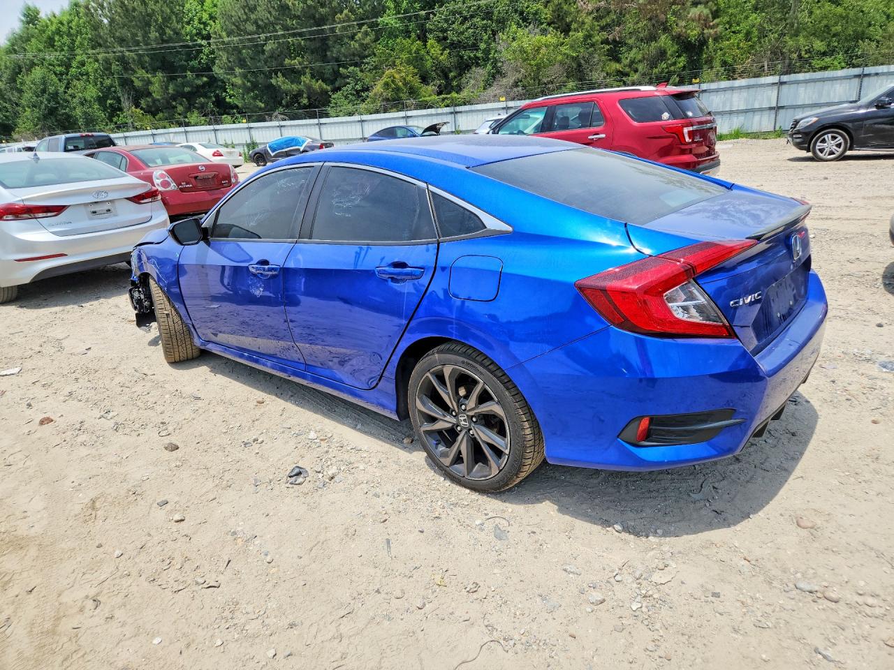 2020 Honda Civic Sport Blue vin: 19XFC2E82LE013131