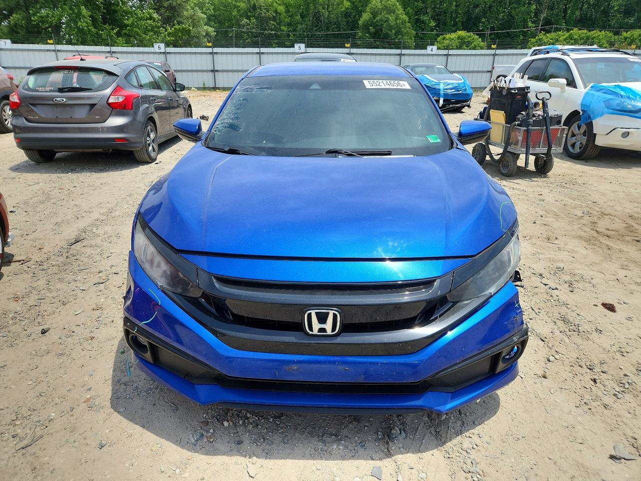 2020 Honda Civic Sport Blue vin: 19XFC2E82LE013131