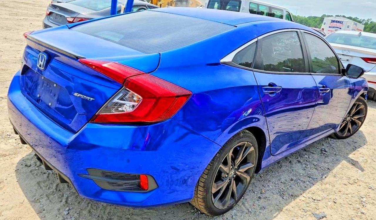 2020 Honda Civic Sport Blue vin: 19XFC2E82LE013131
