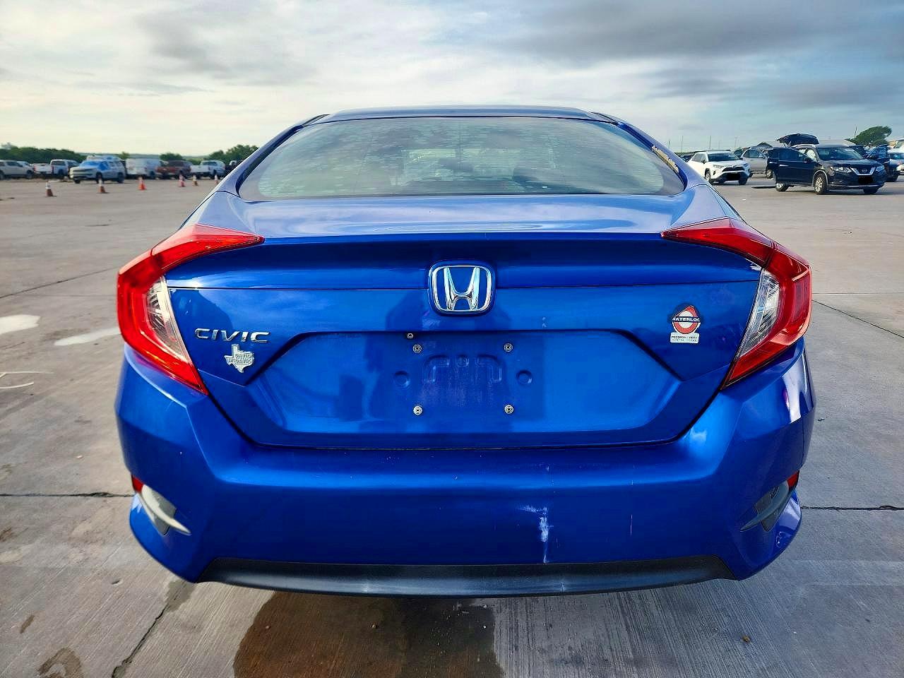 2016 Honda Civic Lx Blue vin: 19XFC2F50GE021593