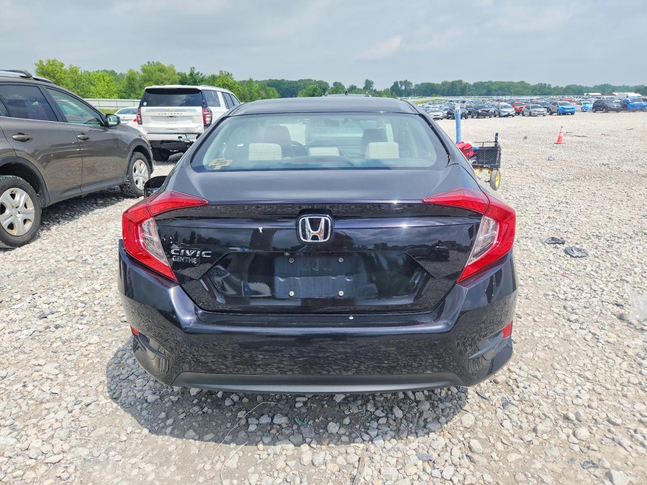 2017 Honda Civic Lx Black vin: 19XFC2F50HE045877