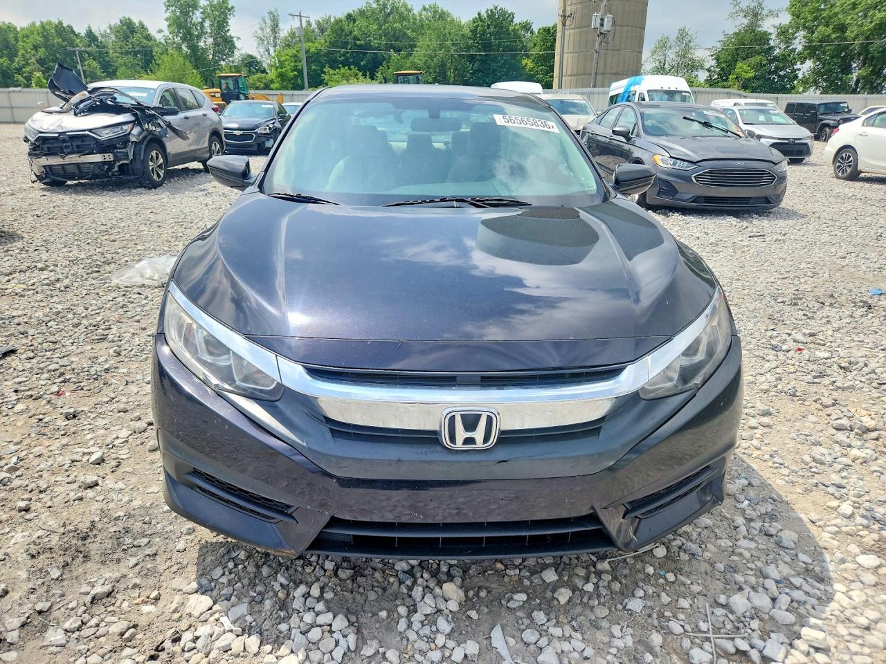 2017 Honda Civic Lx Black vin: 19XFC2F50HE045877