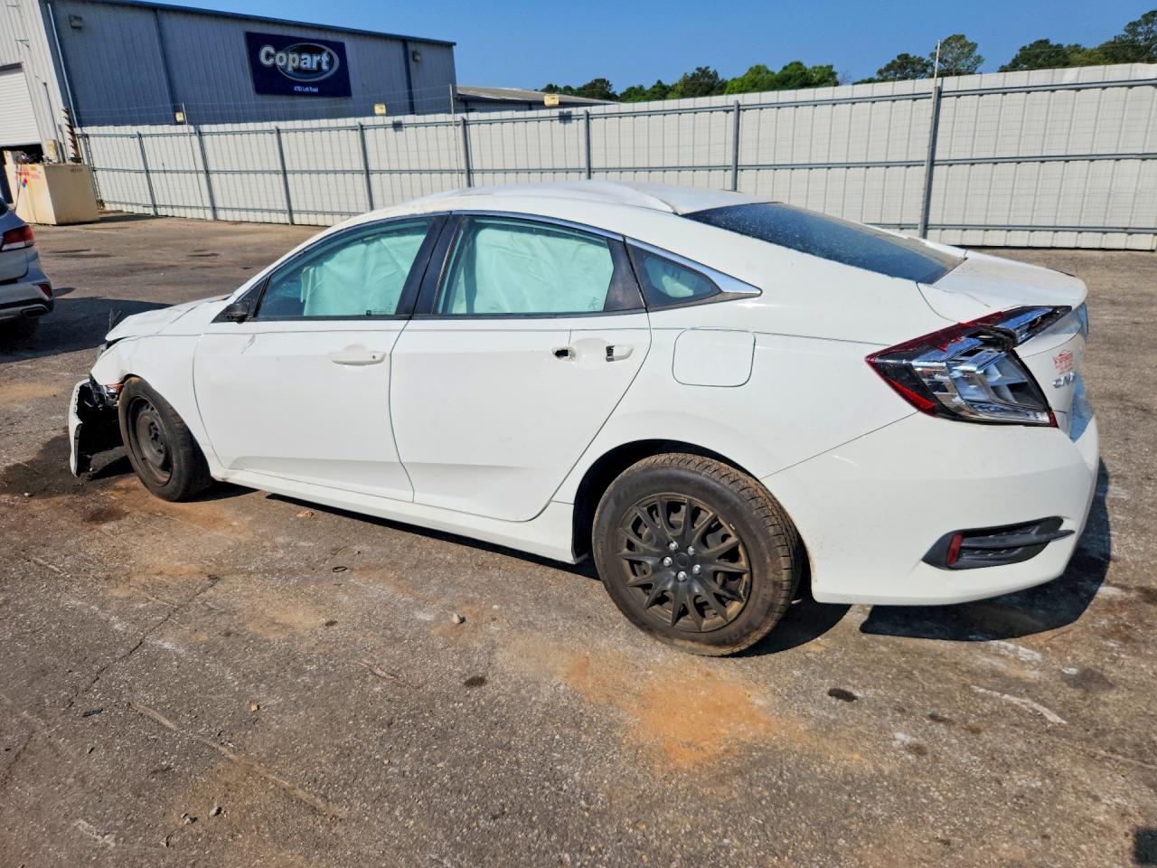 2017 Honda Civic Lx White vin: 19XFC2F50HE203909