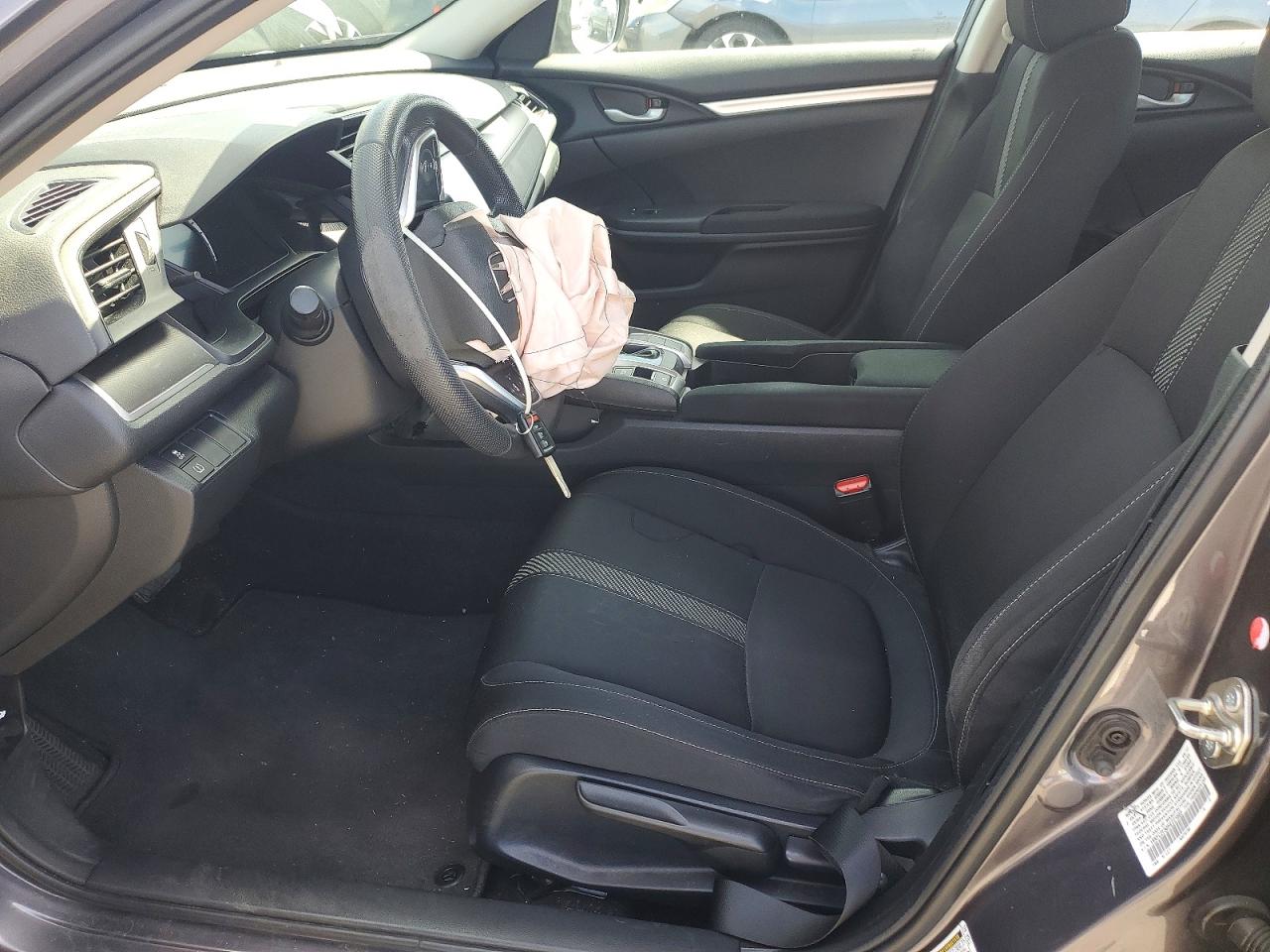2017 Honda Civic Lx Gray vin: 19XFC2F50HE221603