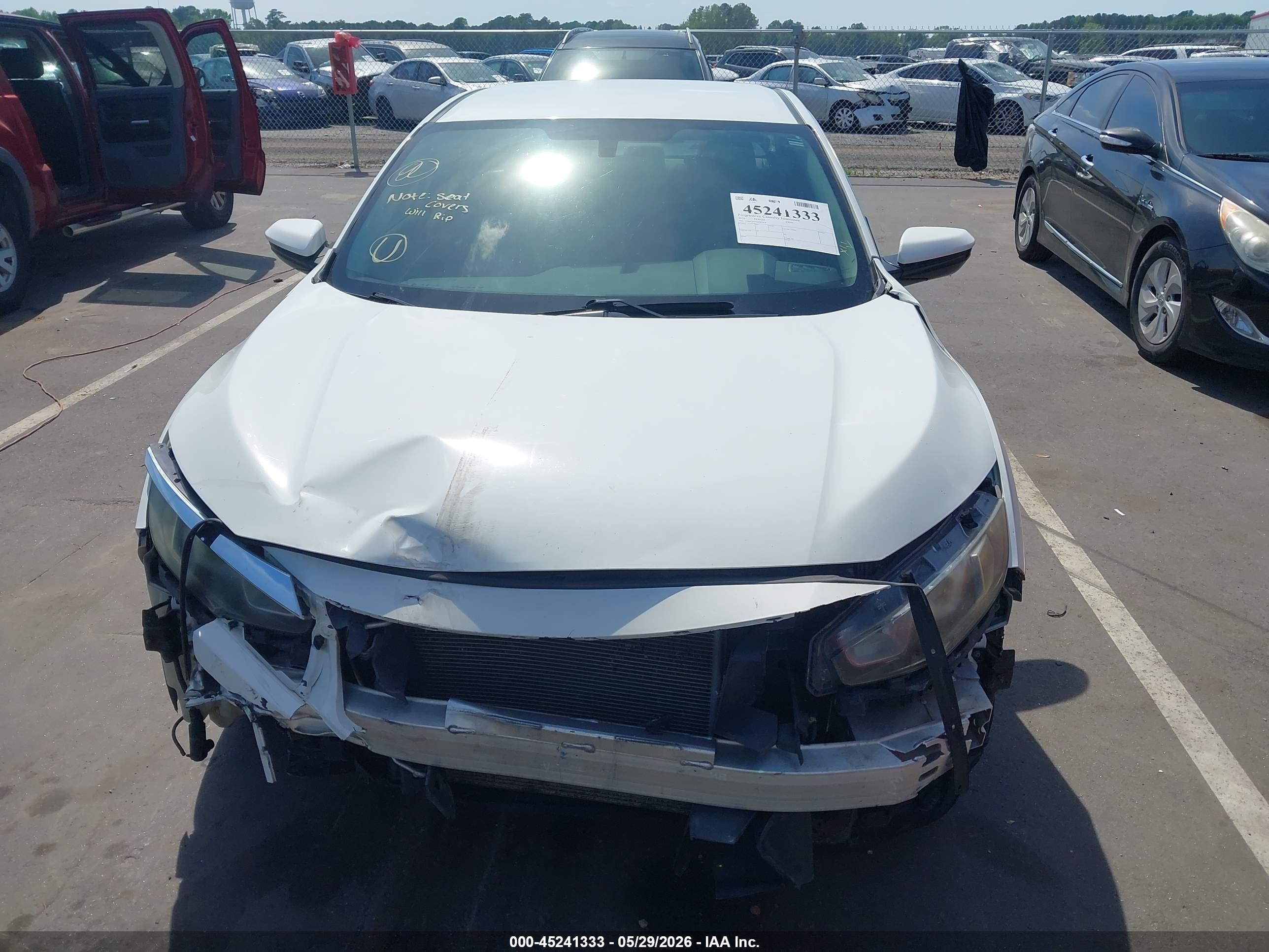 2016 Honda Civic Lx White vin: 19XFC2F51GE007878