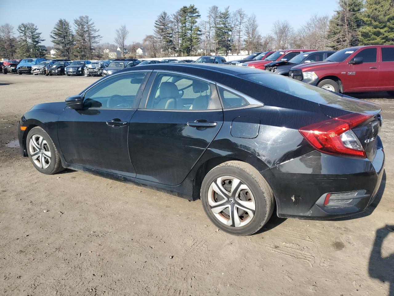 2016 Honda Civic Lx Black vin: 19XFC2F51GE053131