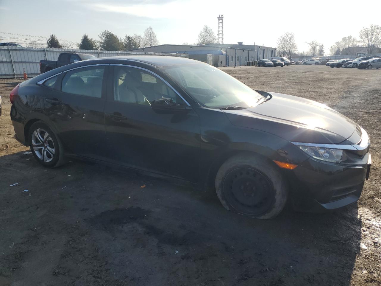 2016 Honda Civic Lx Black vin: 19XFC2F51GE053131